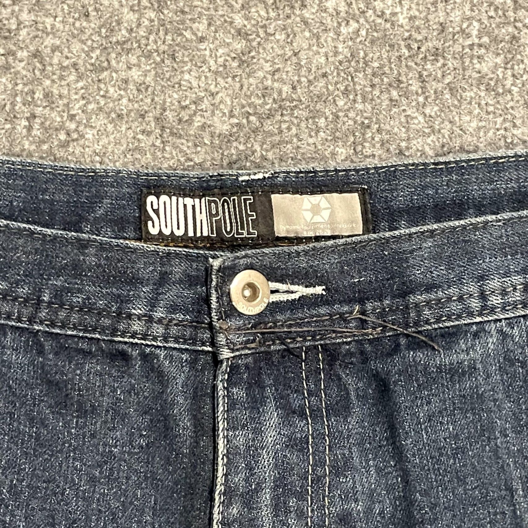 Southpole VINTAGE Southpole Bermuda Shorts Men Blue 42 Relaxed Fit 16" Inseam Denim Pocket Front Flat Front Casual Jeans Size US 42 / EU 58 - 5 Thumbnail
