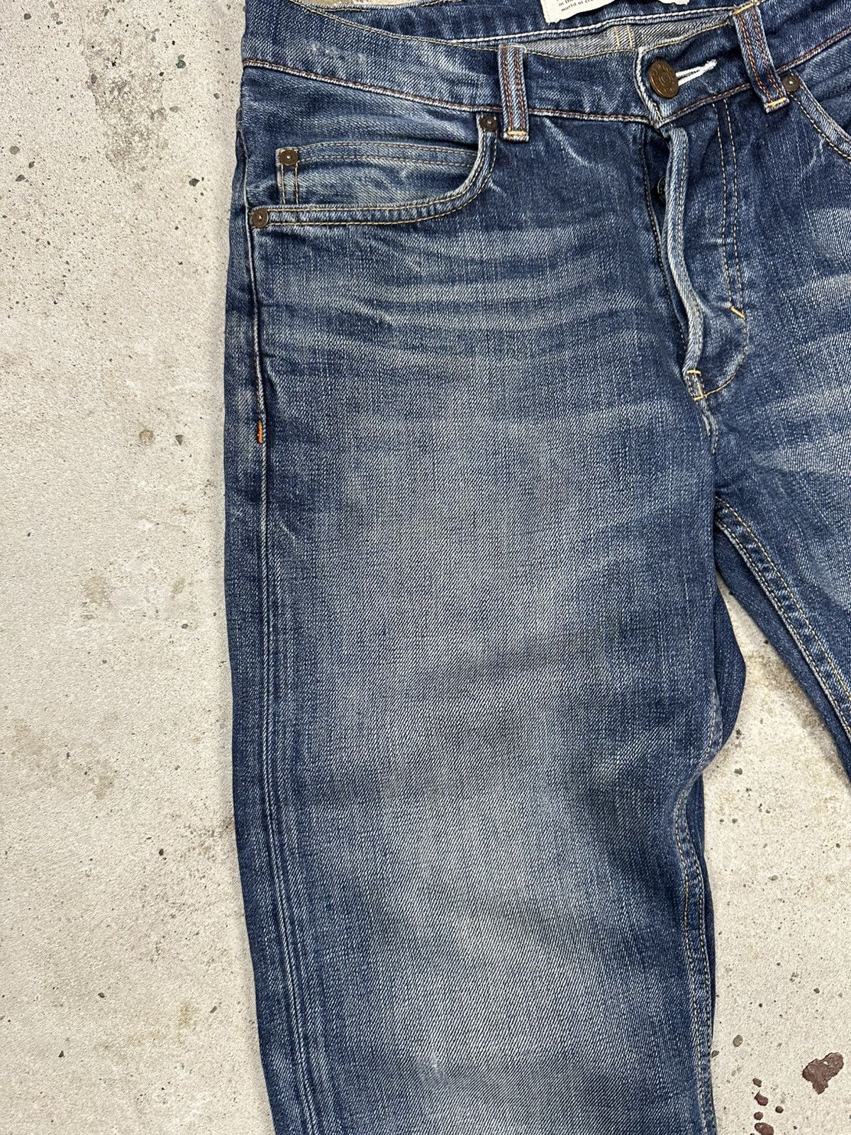 Adidas RARE Adidas Conductor Washed Navy Denim Pants Jeans y2k Size US 29 - 8 Thumbnail