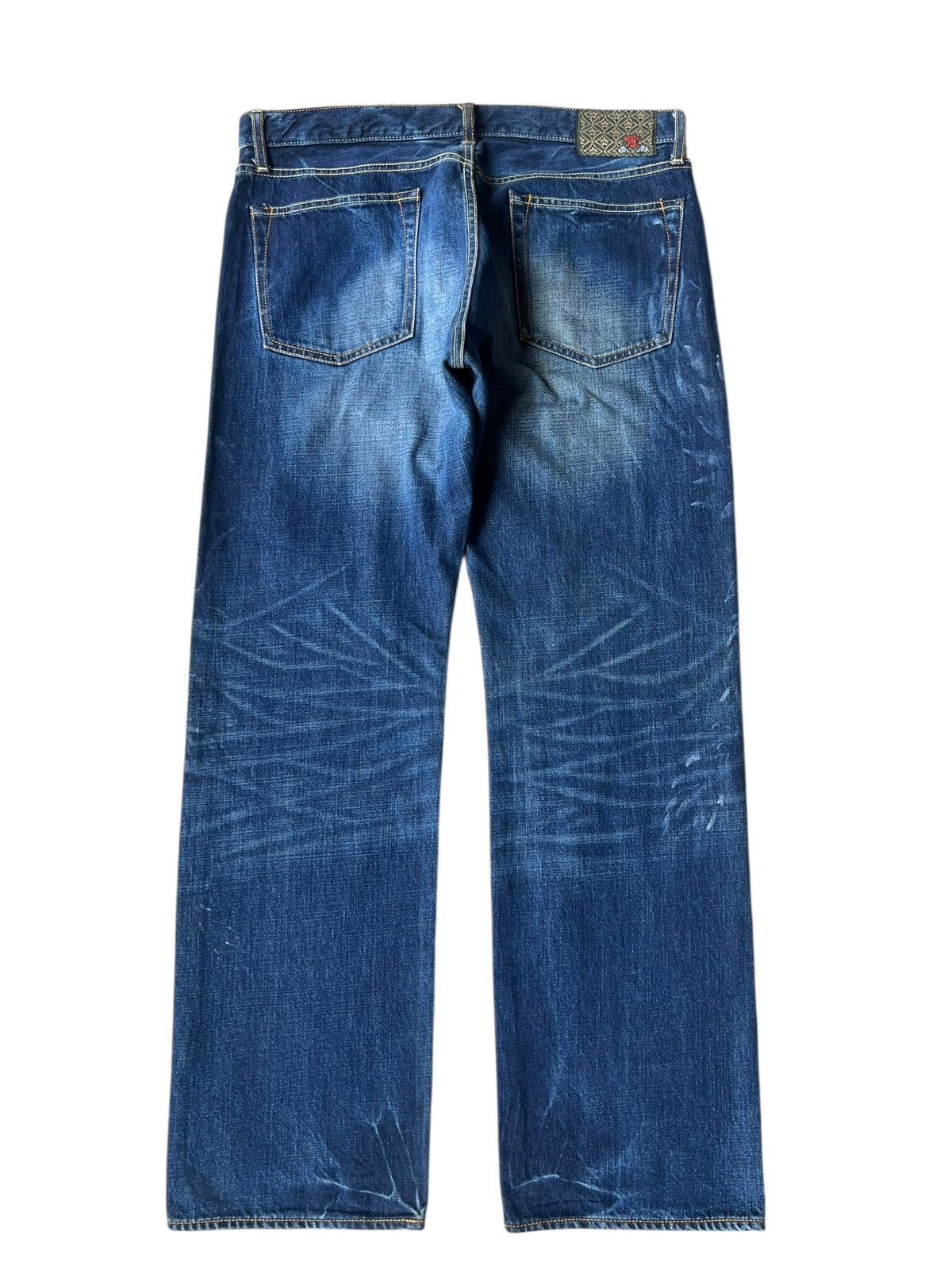 Eternal ETERNAL Japan Fade Clawmark Denim Painter Jeans Straight Cut Size US 36 / EU 52 - 15 Thumbnail