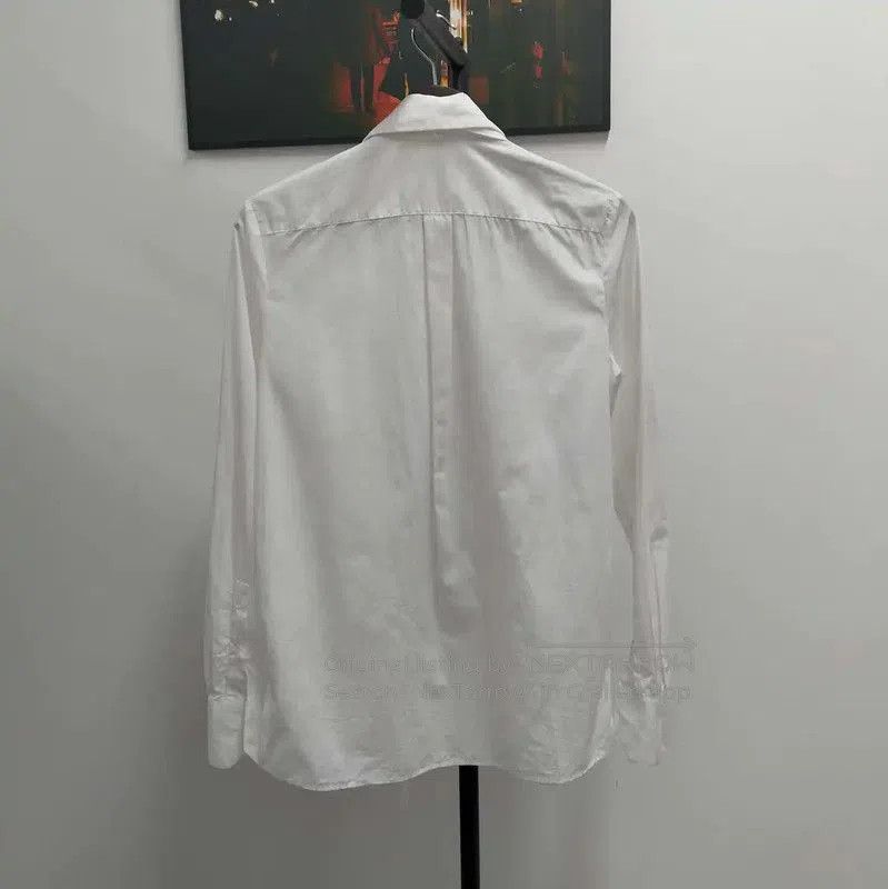 Valentino Valentino Long Sleeve White Cotton Shirt . Size L / US 10 / IT 46 - 2 Thumbnail