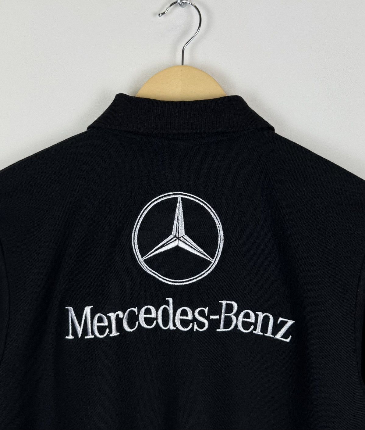 Mercedes-Benz Vintage Mercedes-Benz Mobil 1 Formula One Racing Polo Shirt Size US L / EU 52-54 / 3 - 12 Thumbnail
