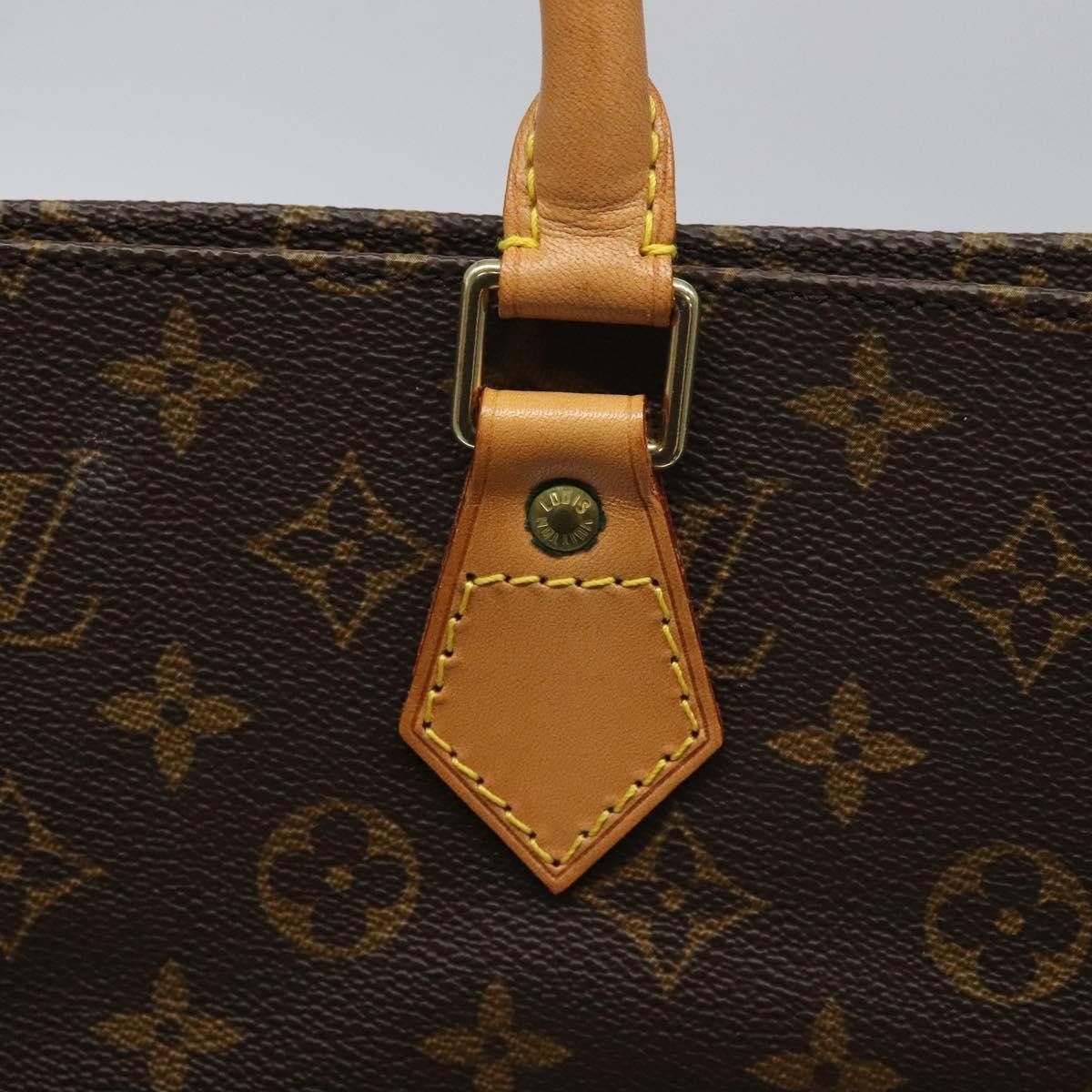 Louis Vuitton LOUIS VUITTON Monogram Sac Plat Hand Bag M51140 Size ONE SIZE - 10 Thumbnail
