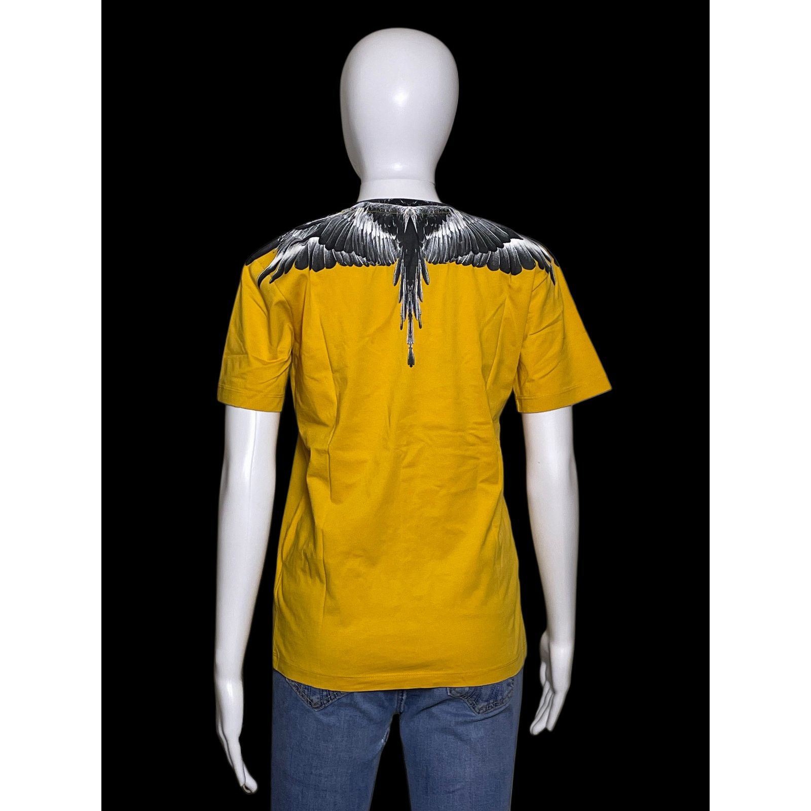 Marcelo Burlon Marcelo Burlon Kids Of Milan Icon Wings Yellow T-Shirt Youth Size XL / US 12-14 / IT 48-50 - 2 Thumbnail