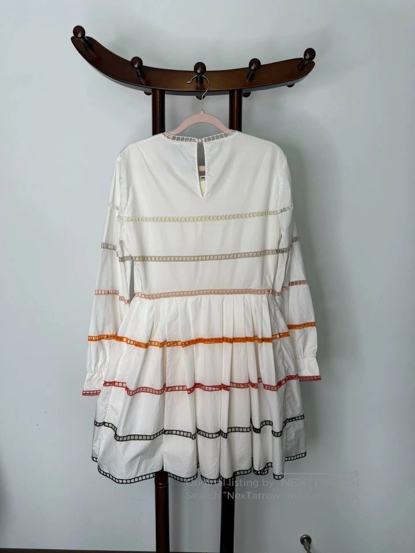 Fendi Fendi Embroidered Gradient Hem Dress. Size US M / EU 48-50 / 2 - 7 Thumbnail