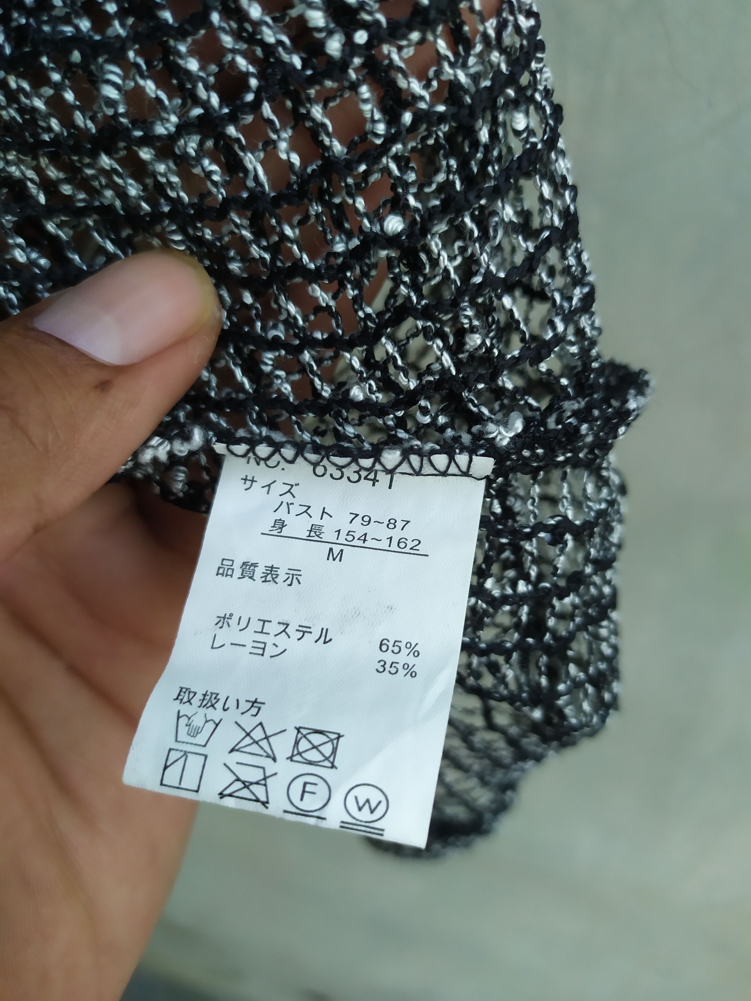 Japanese Brand Glossibeaut Japanese Brand Mesh Tops Size M / US 6-8 / IT 42-44 - 7 Thumbnail