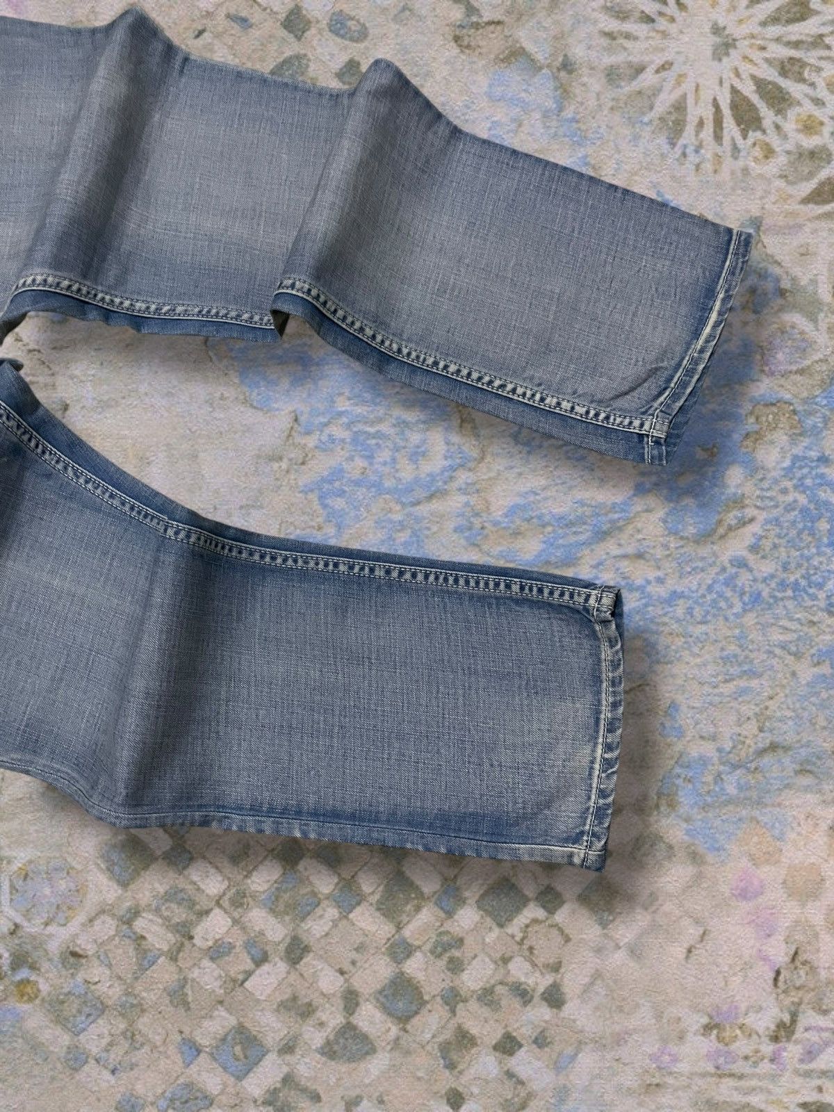 Ne-Net Vintage Authentic Designer Issey Miyake Ne-Net Blue Denim Size US 27 - 5 Thumbnail
