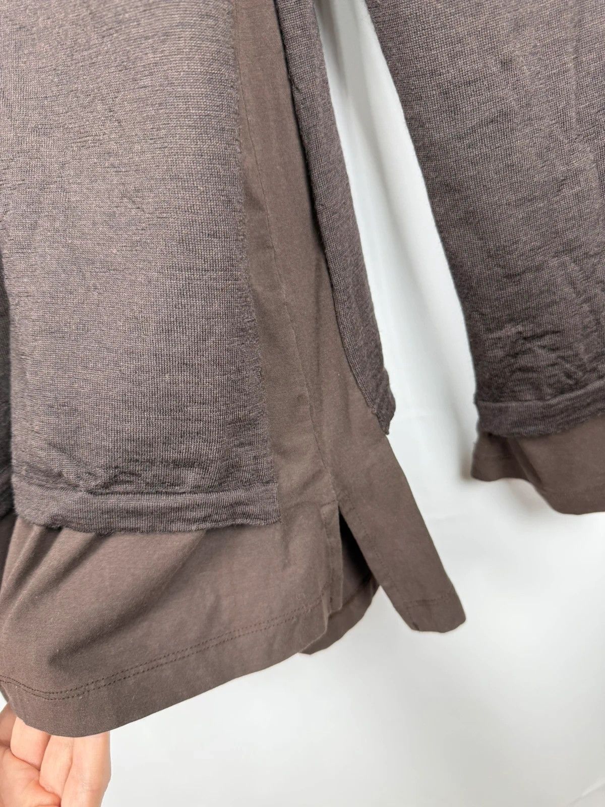 Ermanno Scervino Ermanno Scervino Men Long Pullover Cotton Wool Avant Garde Size US XL / EU 56 / 4 - 4 Thumbnail