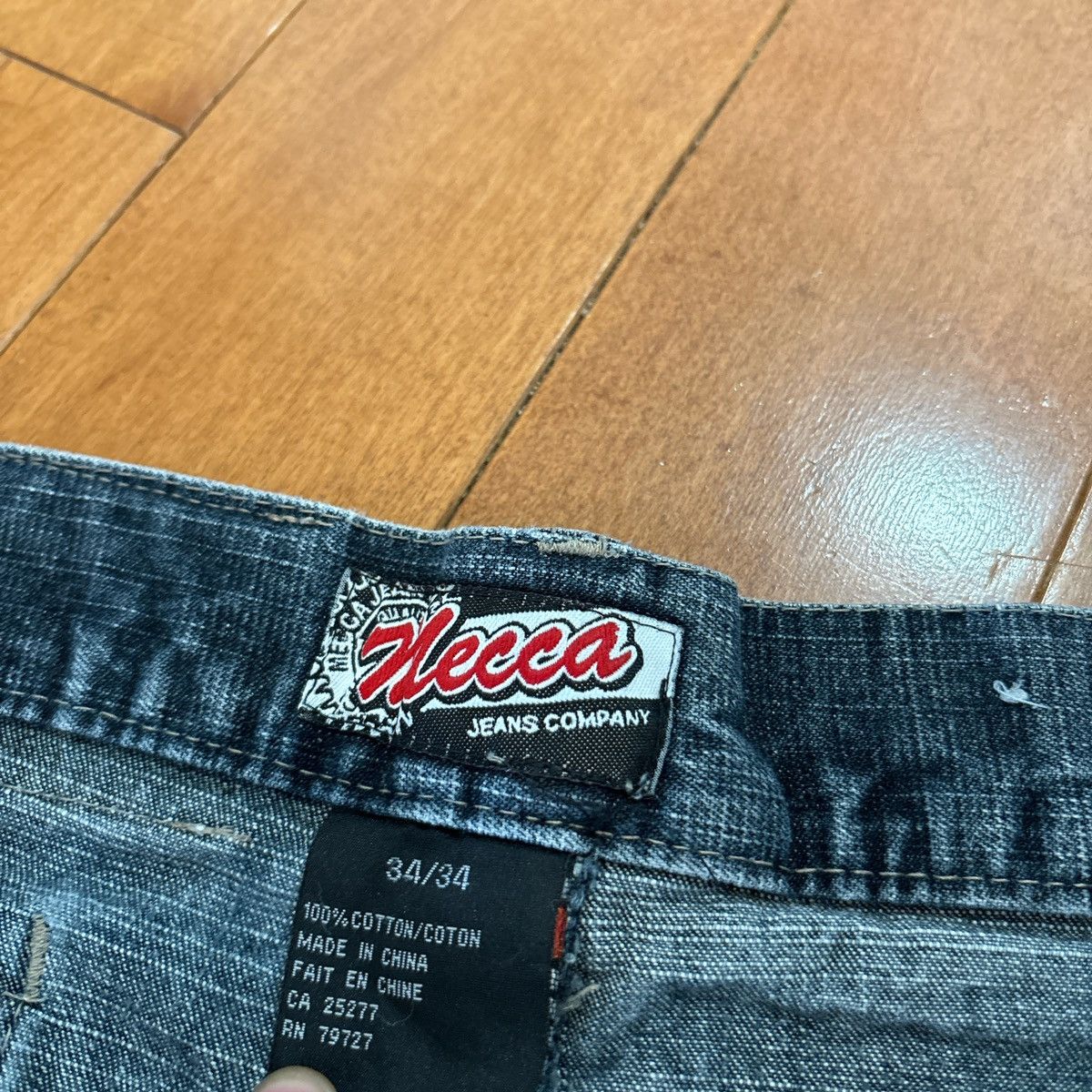 JNCO × Mecca × Vintage Y2K BAGGY MECCA JEANS Size US 34 / EU 50 - 7 Thumbnail