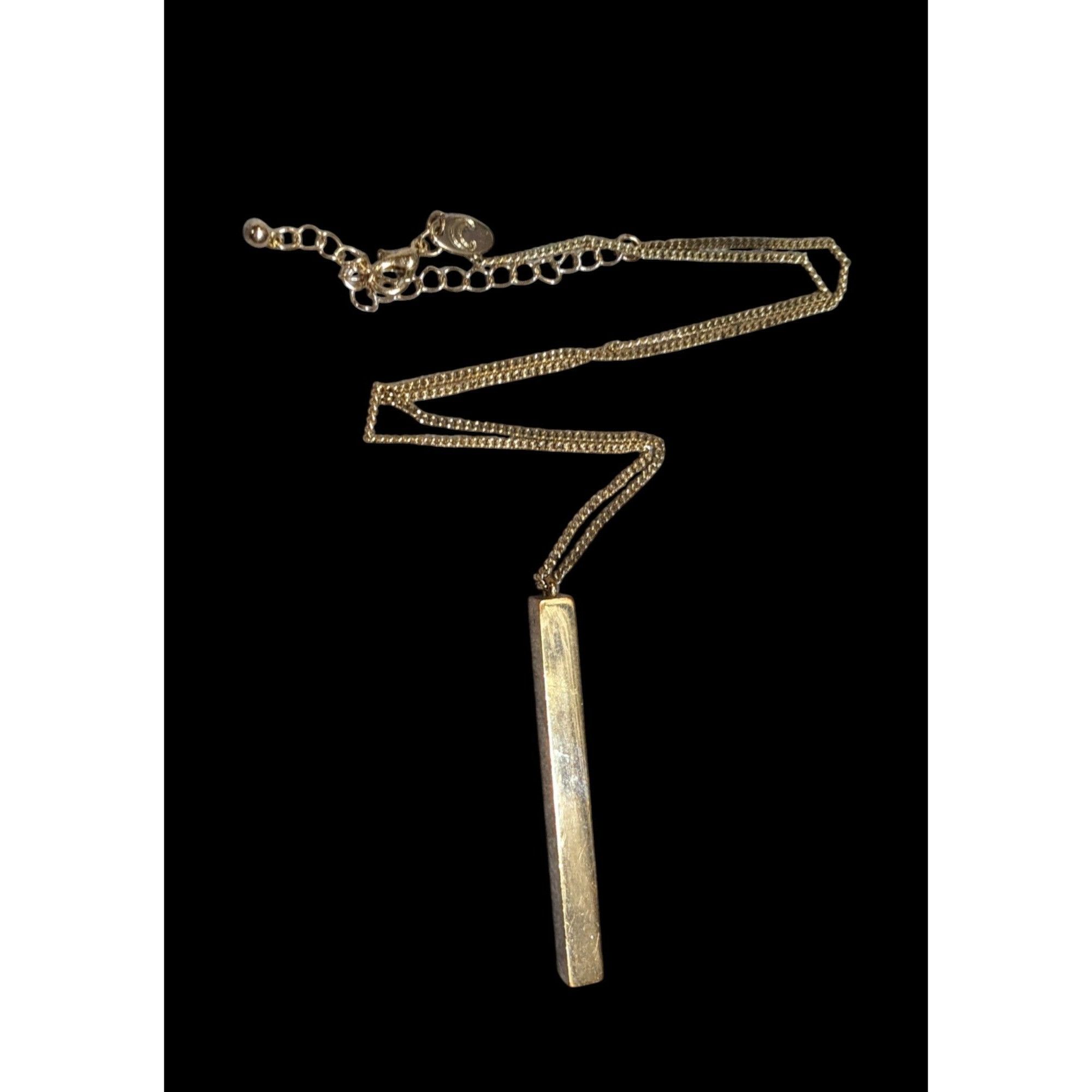 Other Charming Charlie Modern Elegant Gold Told Pillar Necklace Size ONE SIZE - 1 Thumbnail
