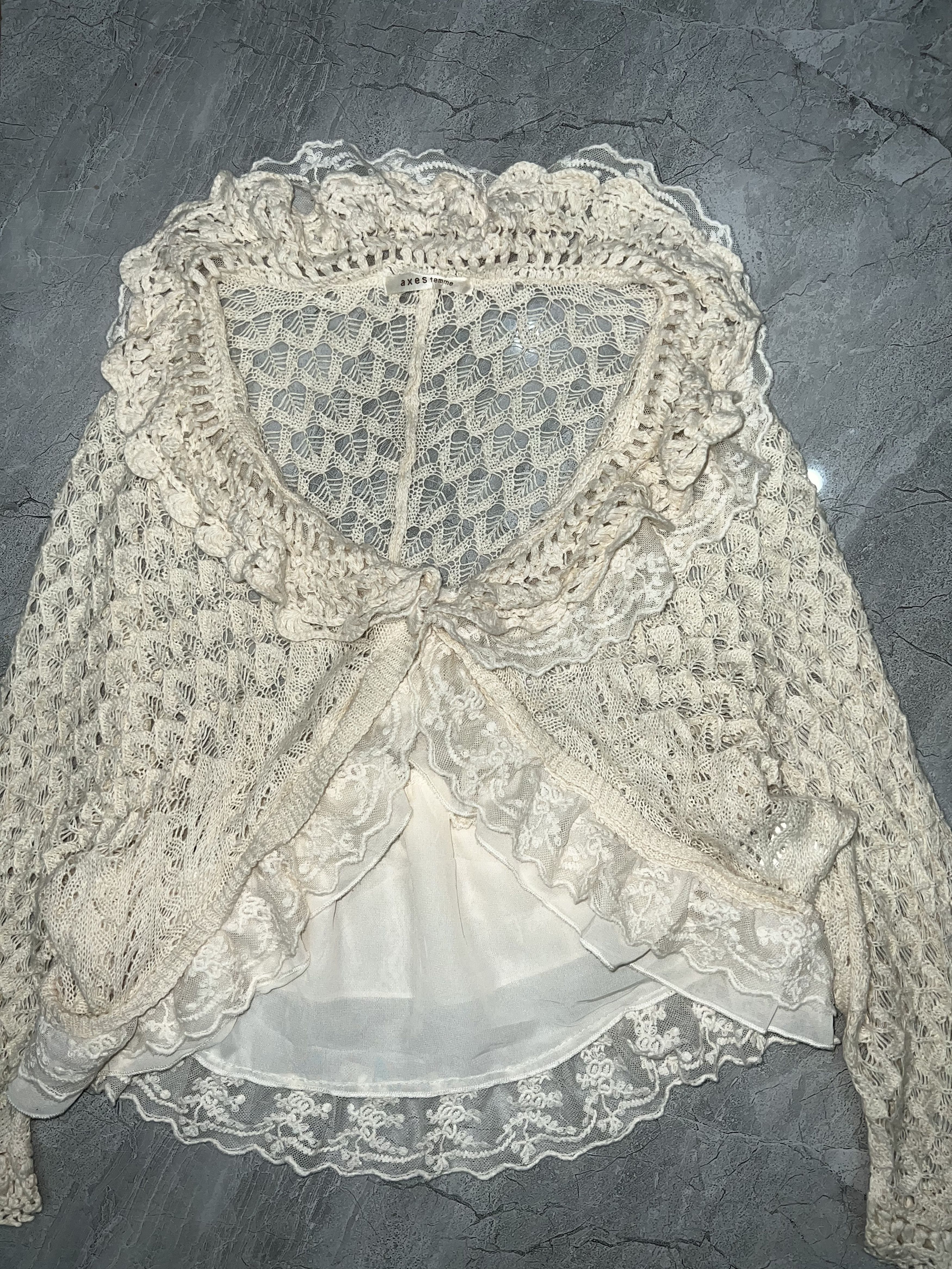 Japanese Brand Axes Femme coquette cardigan 🧝🏻‍♀️ Size S / US 4 / IT 40 - 15 Thumbnail