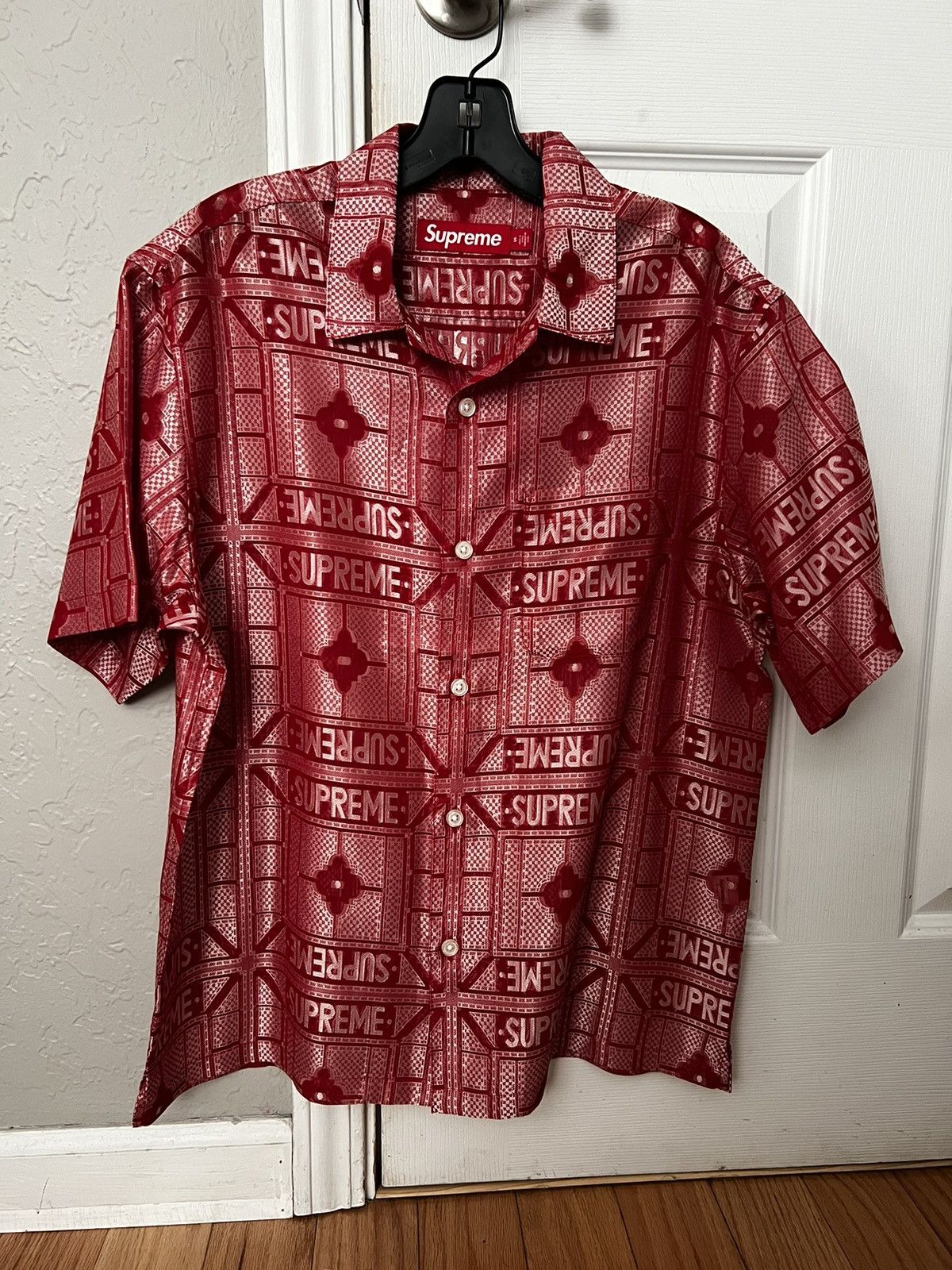 Supreme Tray Jacquard Shirt | Grailed
