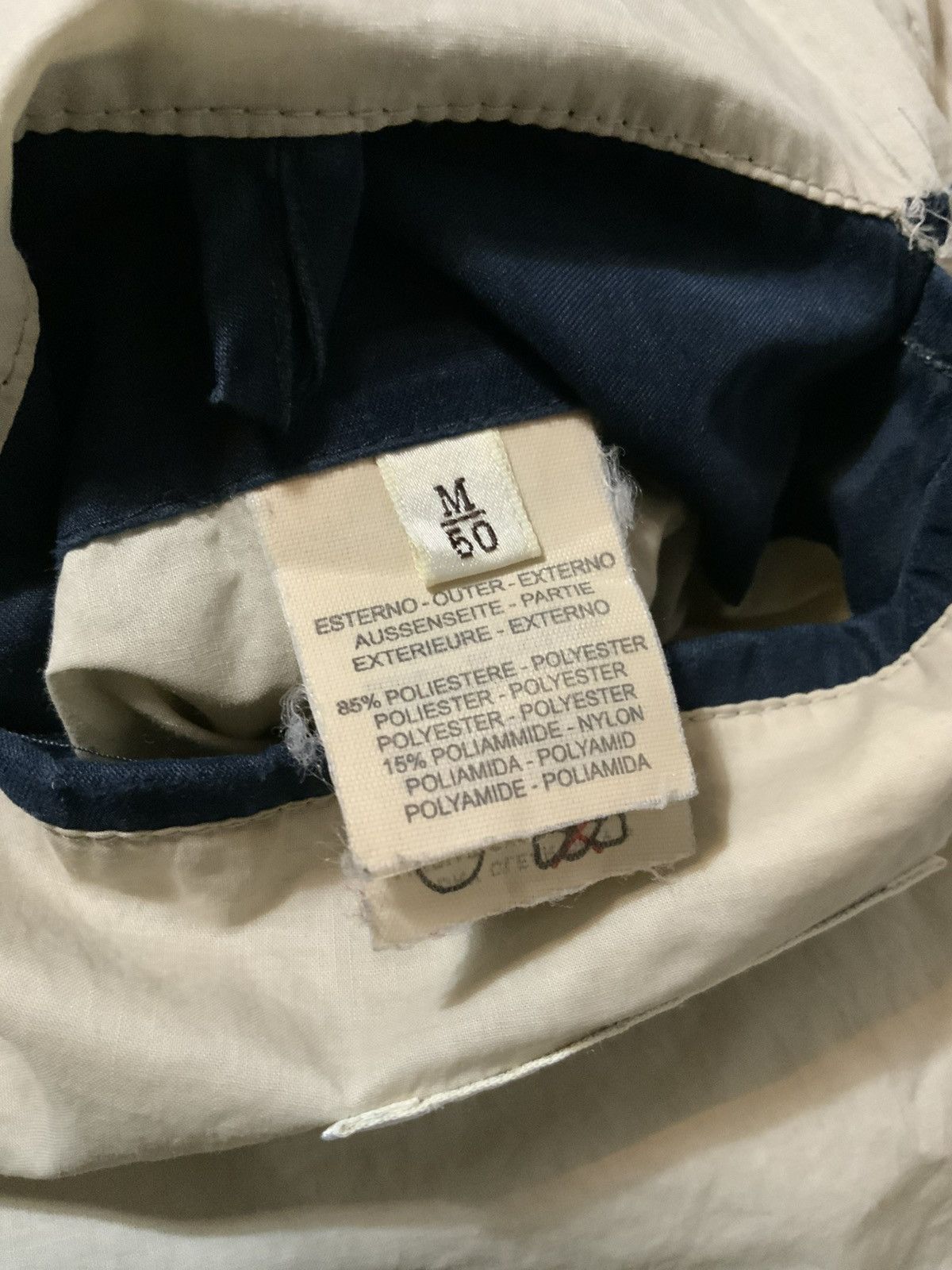 Designer Longhi Made In Italy Navy Blue Quilted Chore Barn Jacket Size US M / EU 48-50 / 2 - 9 Thumbnail