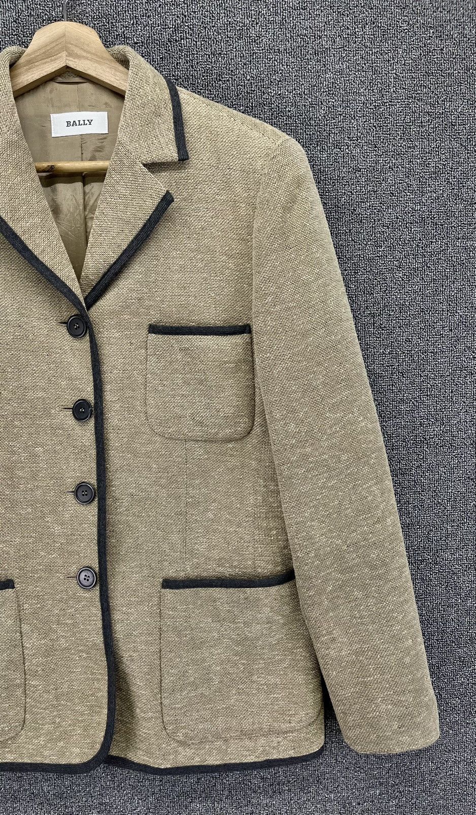 Bally Vintage Bally Button Up Wool Jacket Size XS / US 0-2 / IT 36-38 - 4 Thumbnail