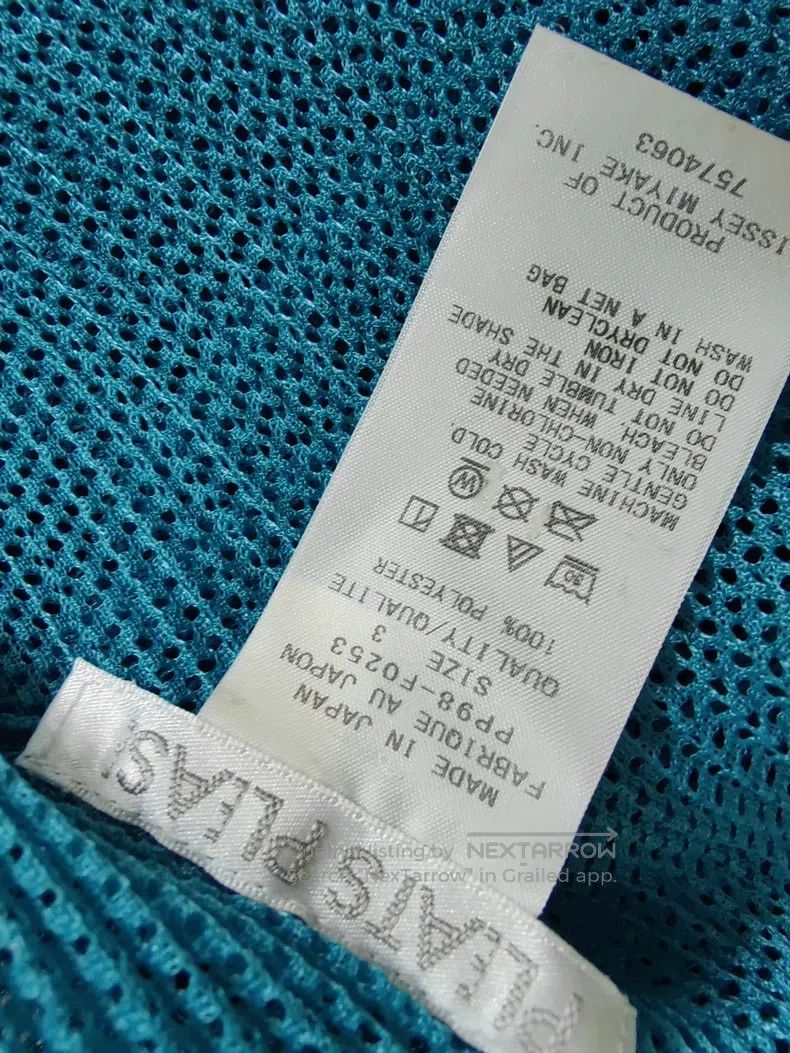 Issey Miyake Issey Miyake Blue Coat Size L / US 10 / IT 46 - 2 Thumbnail
