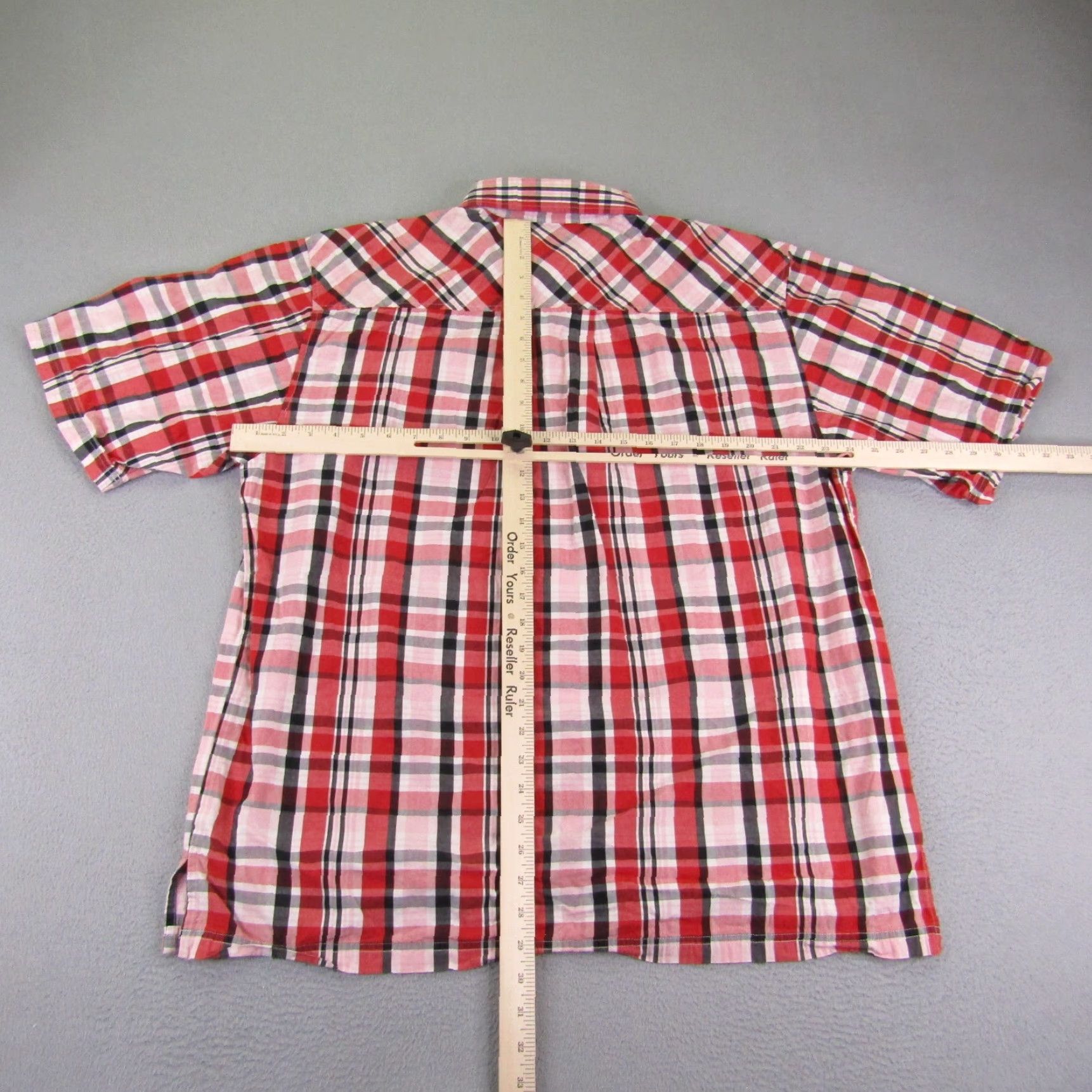 Southpole VINTAGE Southpole Shirt Mens XL Red Plaid Button-Up Casual Hip Hop Y2K Size US XL / EU 56 / 4 - 5 Thumbnail