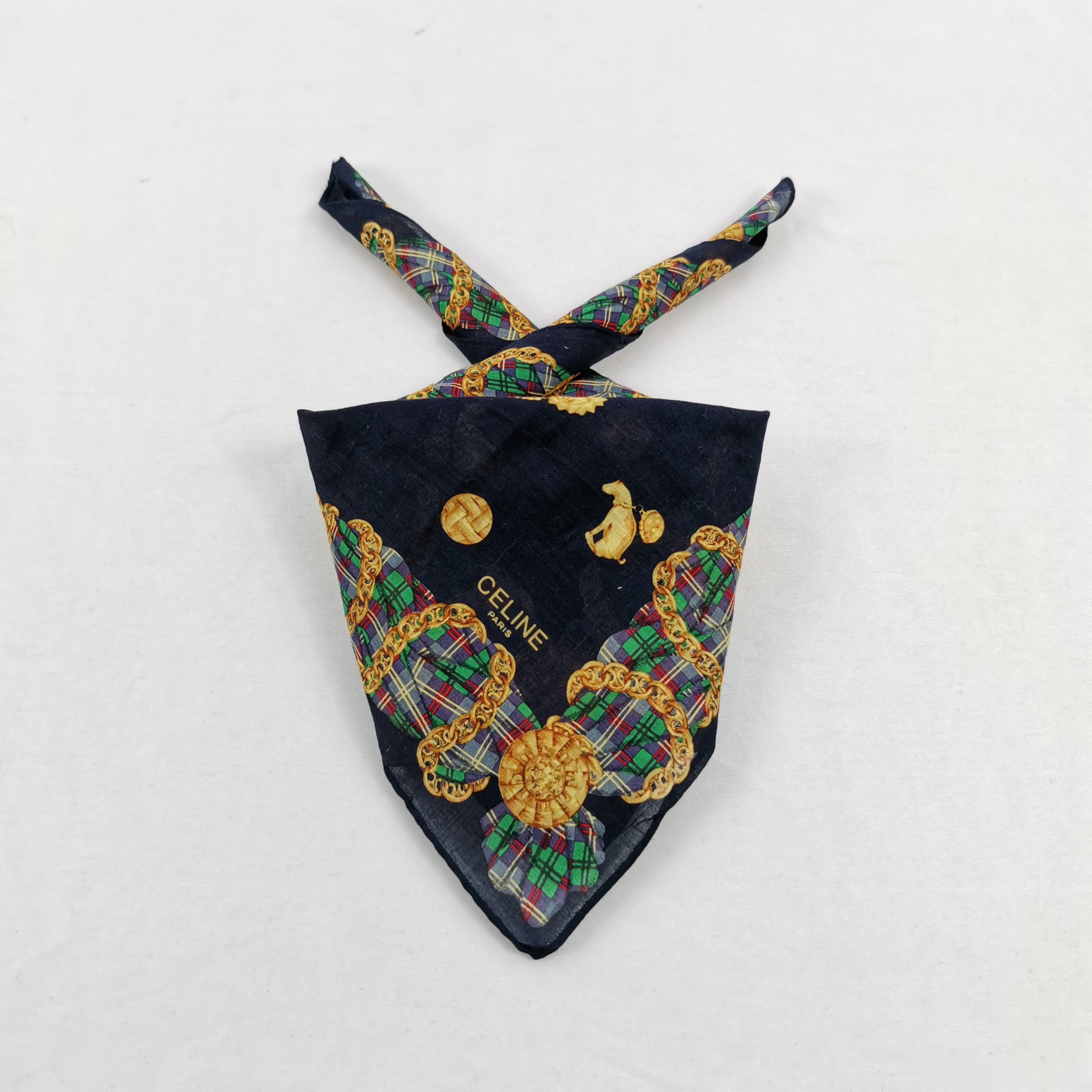 Celine Vintage CELINE Handkerchief Neckerchief Bandana Size ONE SIZE - 4 Thumbnail