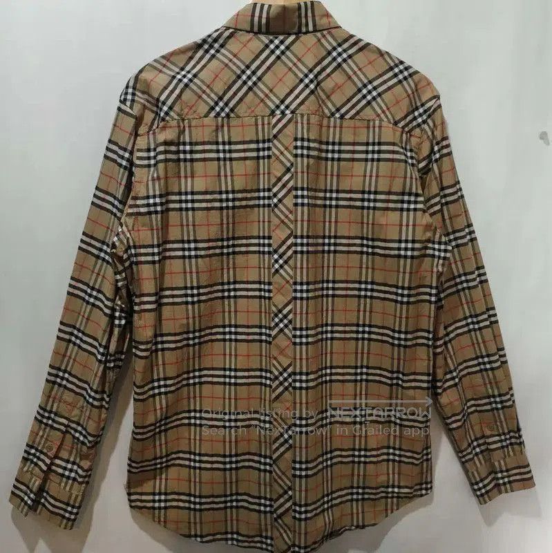 Burberry Burberry Long Sleeve Cotton Check Shirt. Size US M / EU 48-50 / 2 - 2 Thumbnail