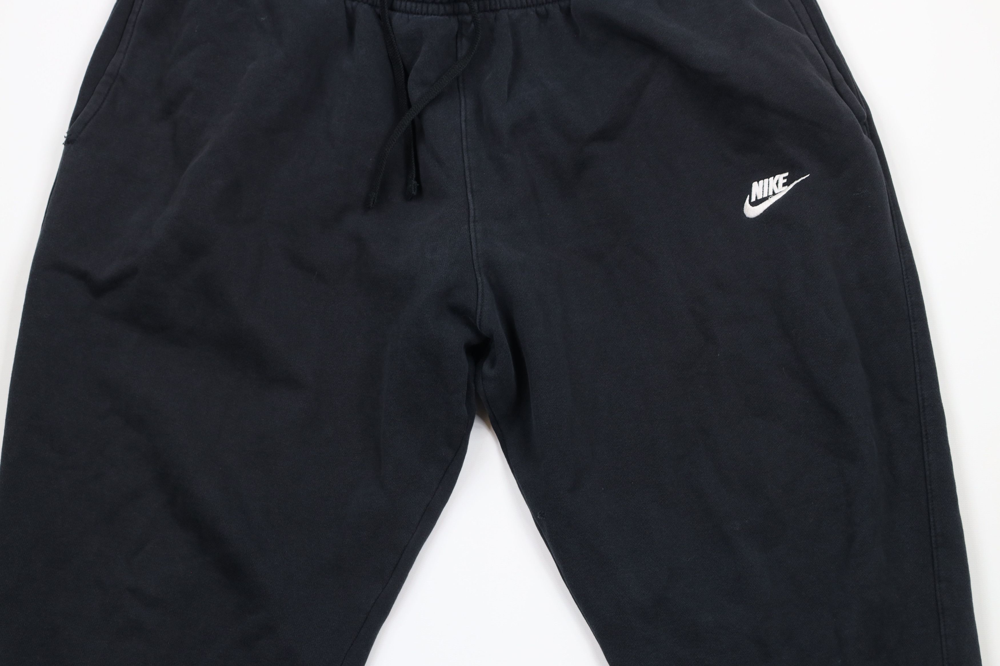 Nike Vintage Nike Spell Out Cuffed Sweatpants Joggers Black Size US 40 / EU 56 - 3 Thumbnail