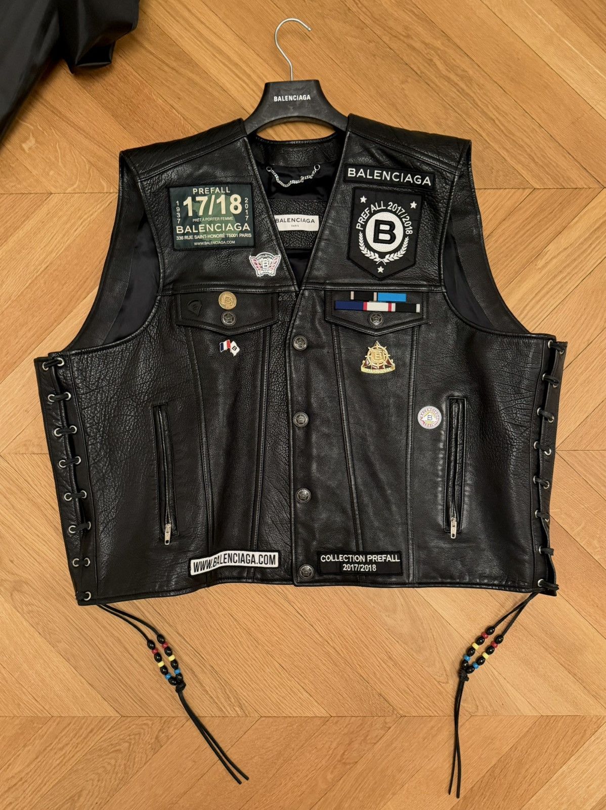Balenciaga Balenciaga leather patch vest Size US M / EU 48-50 / 2 - 1 Thumbnail