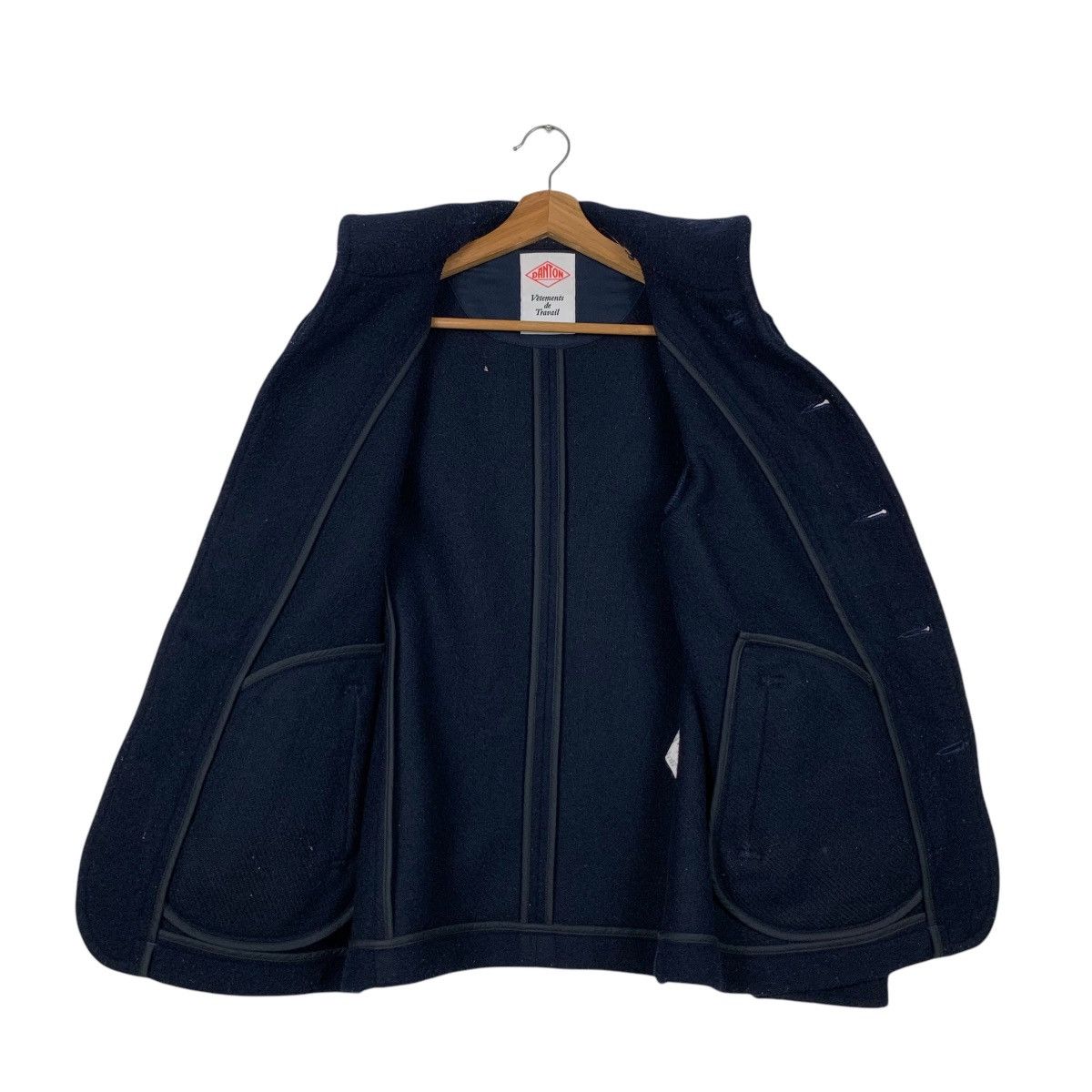 Danton DANTON Vetements de Travail Wool Button Jacket #2126-C93 Size US S / EU 44-46 / 1 - 11 Thumbnail