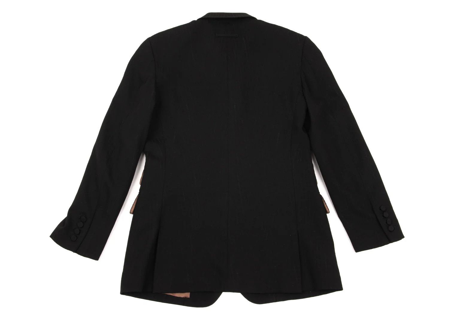 Jean Paul Gaultier Flap Pocket Design Shadow Stripe Jacket in Black Size 48 Size US M / EU 48-50 / 2 - 13 Thumbnail