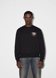 Amiri o1gr1nt1124 MA Drip Collage Crewneck Sweatshirt in Black Size US S / EU 44-46 / 1 - 4 Thumbnail