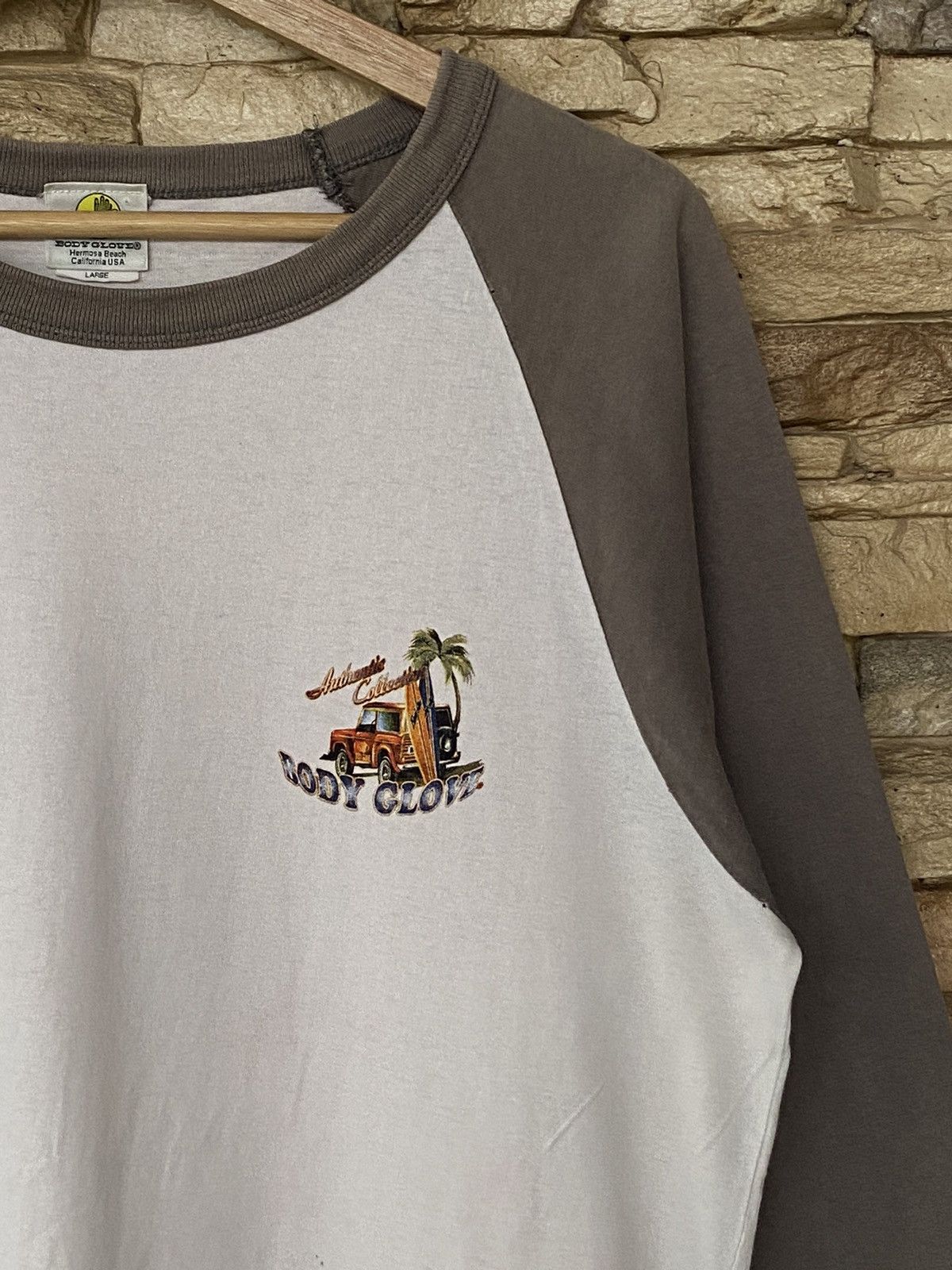 Vintage Vintage 90s Body Glove 3q Sleeve Tees Size US L / EU 52-54 / 3 - 4 Thumbnail