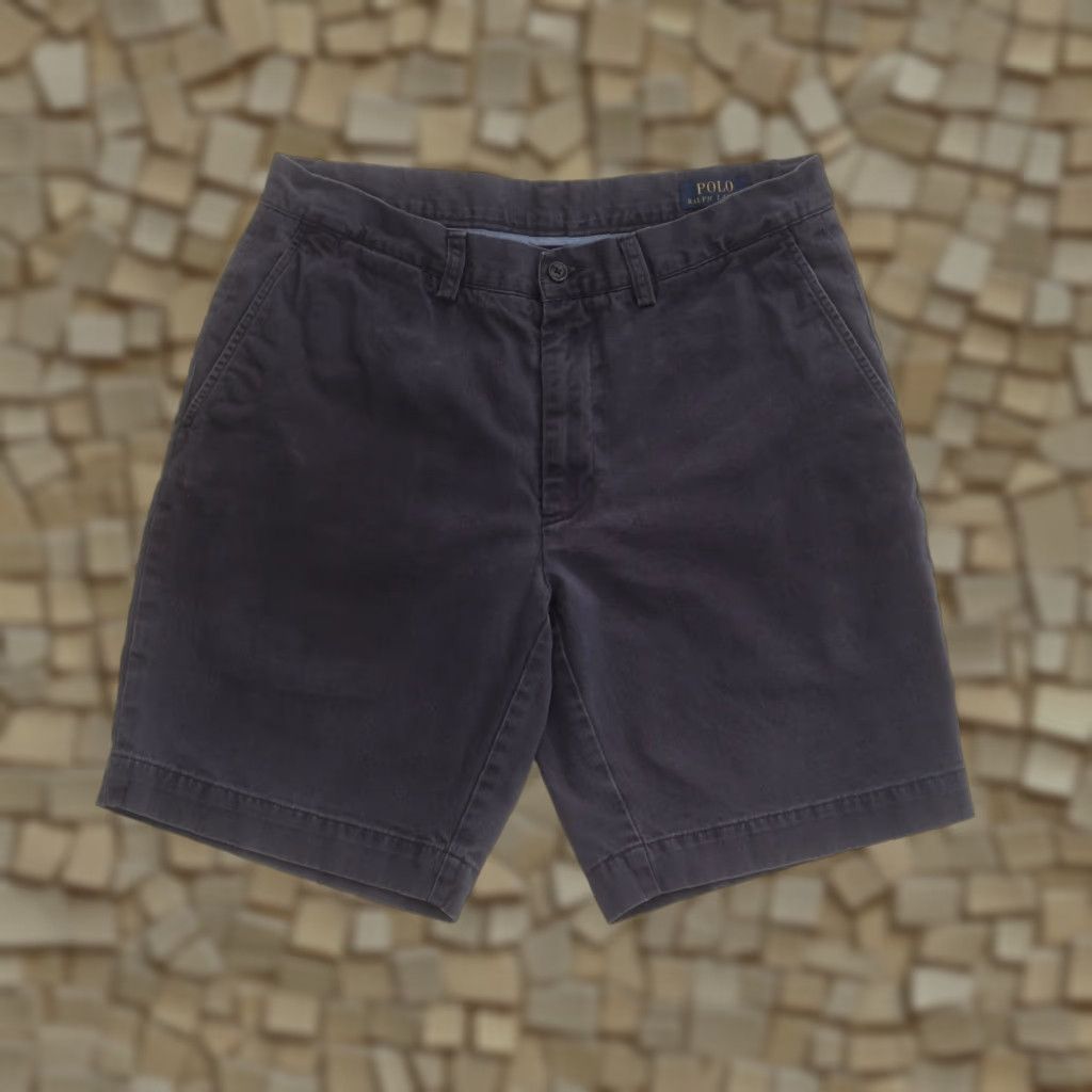 Polo Ralph Lauren RALPH LAUREN POLO VTG 90s Y2K CLASSIC FIT BLUE COTTON CHINO 9" SHORTS MEN SZ 32 Size US XS / EU 42 / 0 - 1 Thumbnail