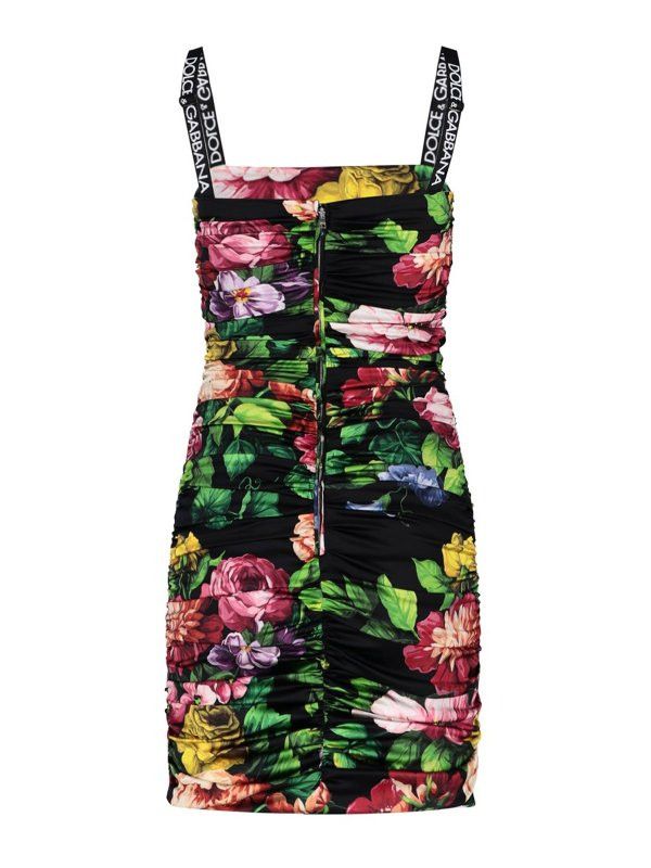 Dolce & Gabbana o1y0825 Mini Dress in Multicolor Size S / US 4 / IT 40 - 3 Thumbnail