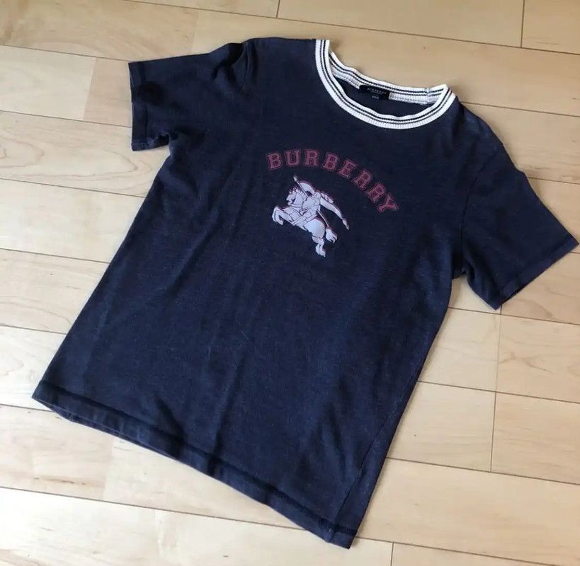 Burberry Burberry Navy Cotton Short Sleeve T-Shirt Size S / US 4 / IT 40 - 1 Thumbnail