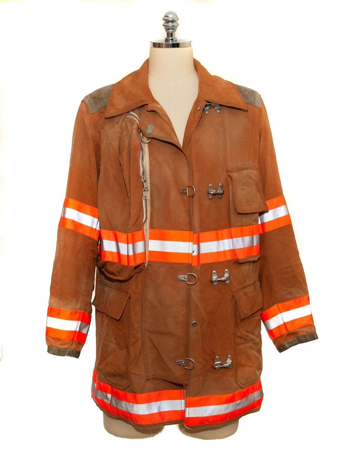 Calvin Klein 205W39NYC Calvin Klein Brown Fireman Reflective Jacket Size US M / EU 48-50 / 2 - 1 Thumbnail