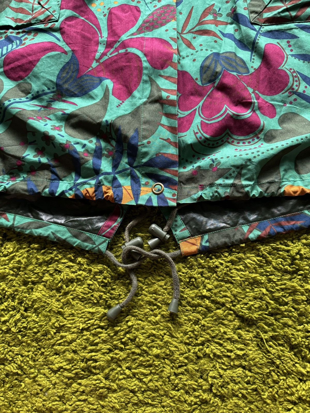 Designer Gudrun Sjoden avant Garde floral parka raincoat jacket Size M / US 6-8 / IT 42-44 - 7 Thumbnail