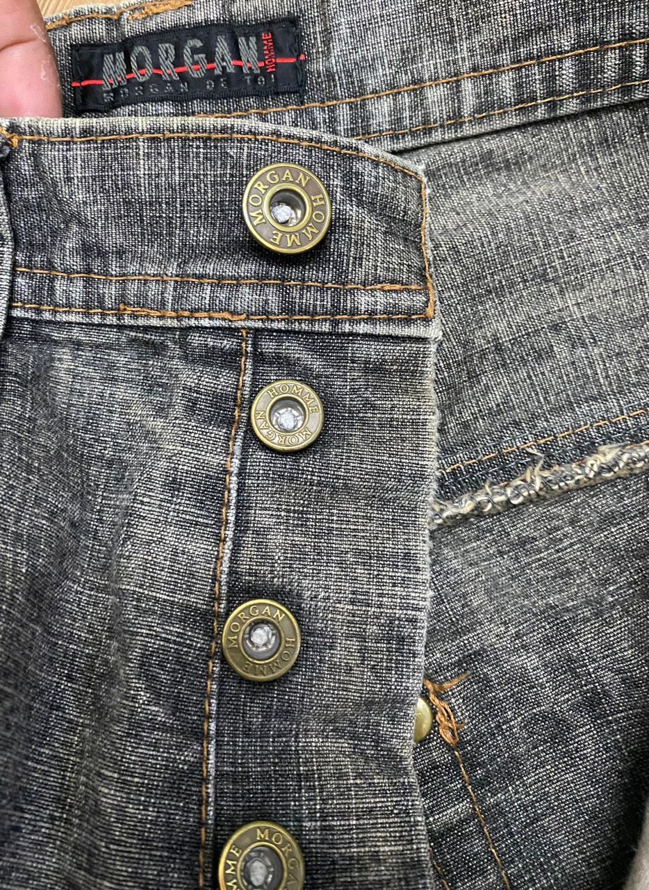 Morgan Homme 💥BEST OFFER💥MORGAN HOMME JAPANESE BRAND DISTRESSED DENIM Size US 30 / EU 46 - 7 Thumbnail