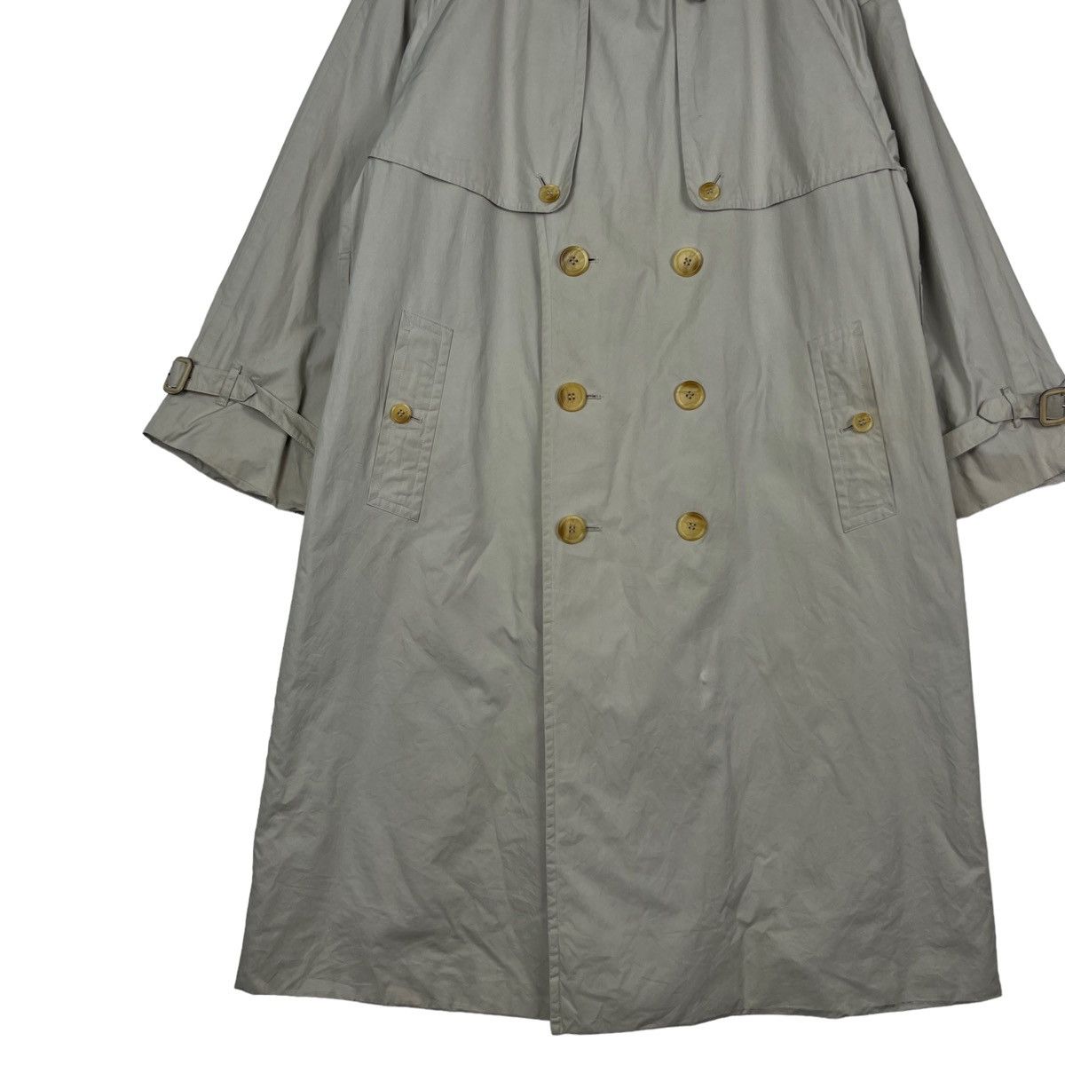 Burberry 🔥VINTAGE BURBERRYS LONG TRENCH COATS NOVA CHECK DESIGN Size US M / EU 48-50 / 2 - 3 Thumbnail