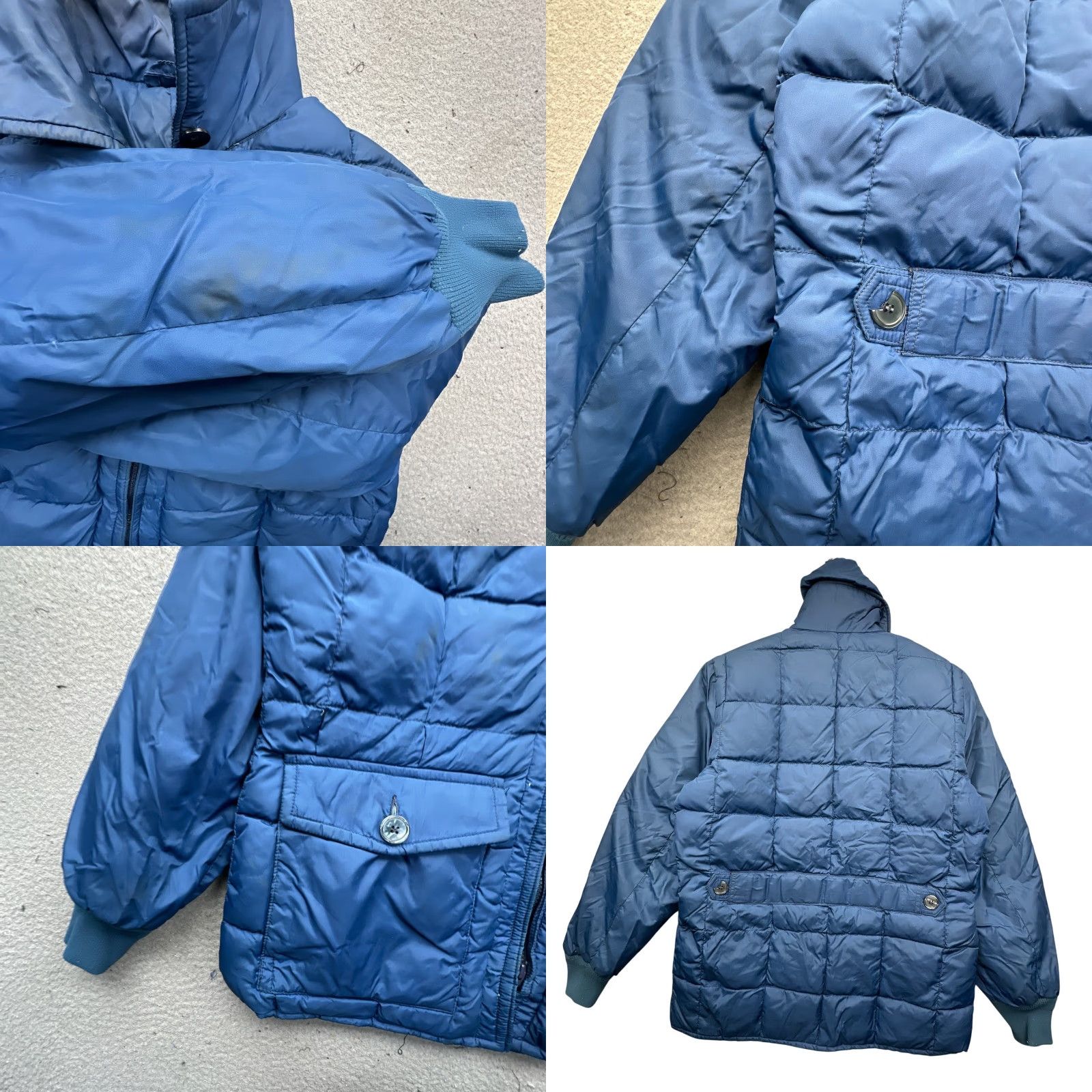 Eddie Bauer VINTAGE Eddie Bauer Down Goose Down Puffer Jacket Womens L Blue Quilted Zip Hooded Long 60s Leisure Size L / US 10 / IT 46 - 8 Thumbnail