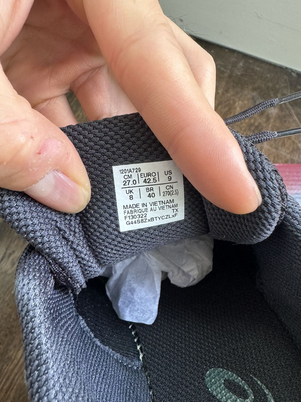 Andersson Bell × Asics Protoblast sneaker black/graphite grey Size US 9 / EU 42 - 4 Thumbnail