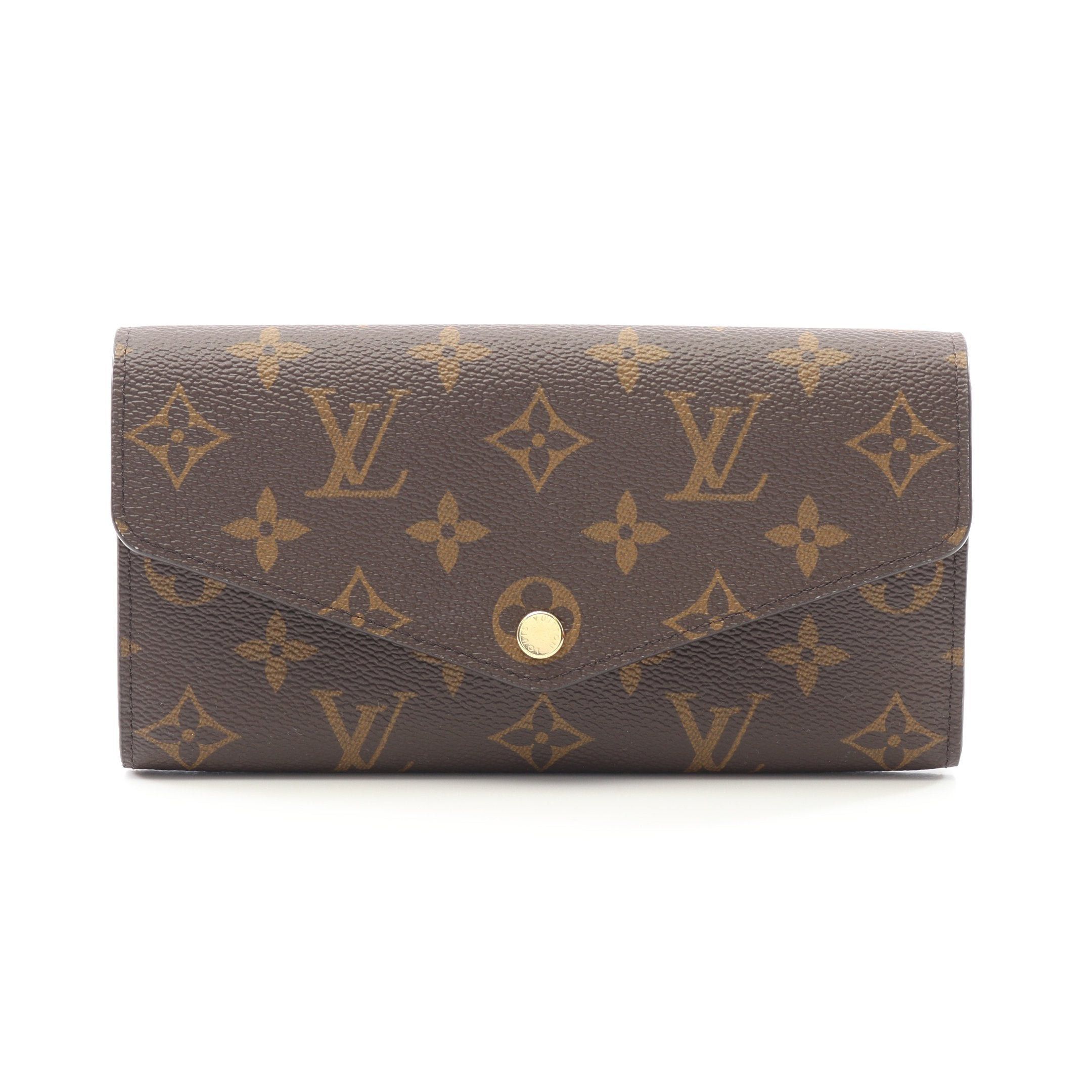 Louis Vuitton Louis Vuitton Portefeuil Sara Monogram Bi-Fold Long Wallet Brown Size ONE SIZE - 1 Thumbnail