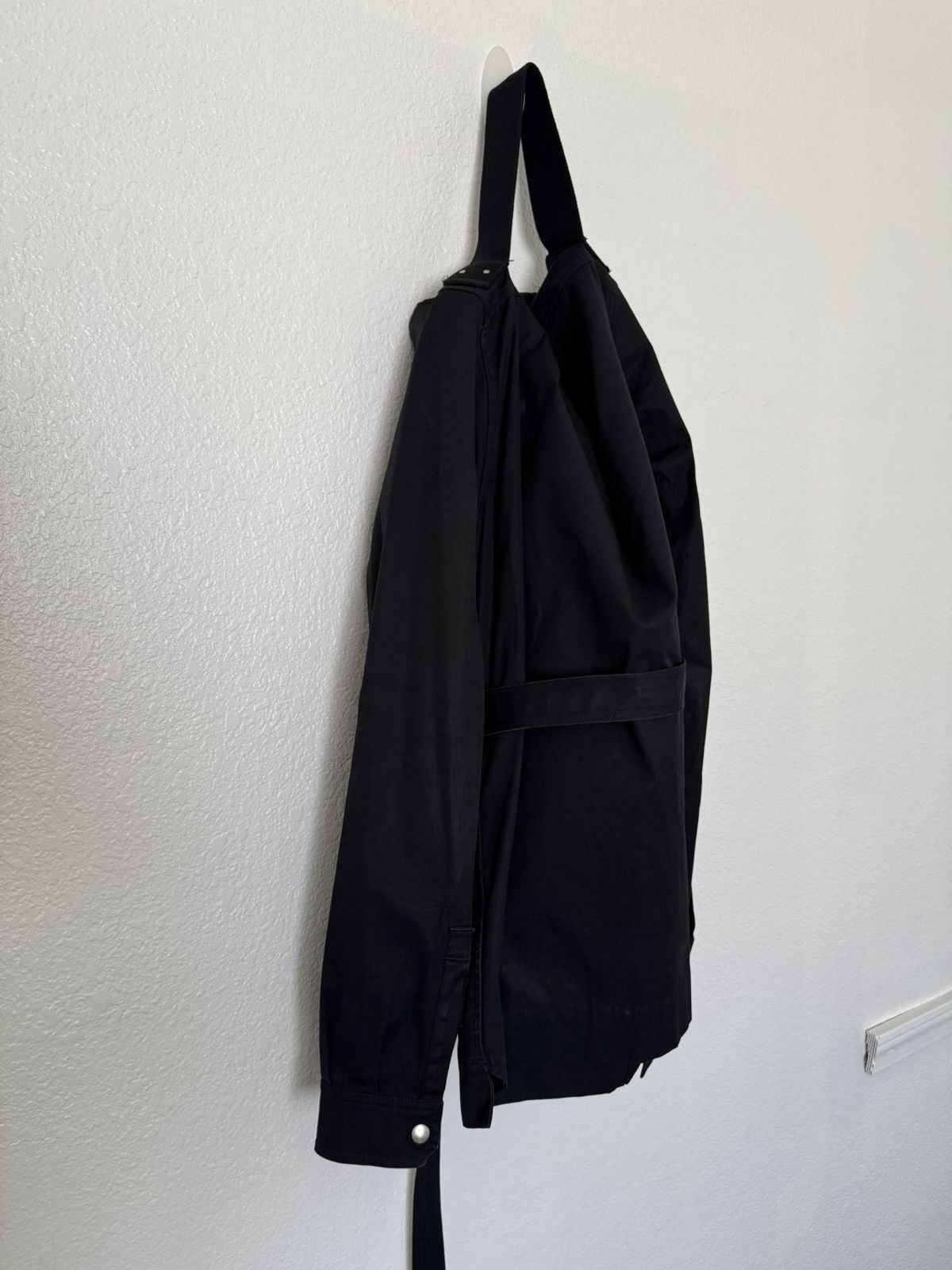 Rick Owens FW21 Rick Owens Mainline Belted Military Cargo Jacket Size US S / EU 44-46 / 1 - 13 Thumbnail