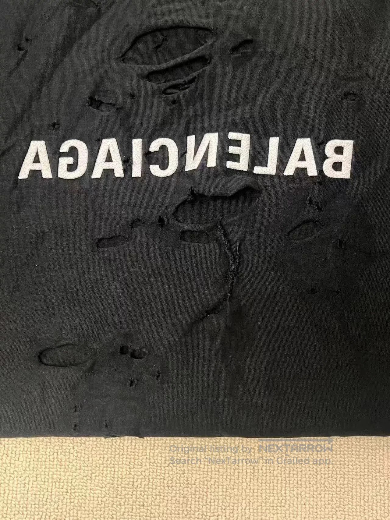Balenciaga Balenciaga Logo Print Crewneck Short Sleeve T-Shirt. Size US M / EU 48-50 / 2 - 3 Thumbnail