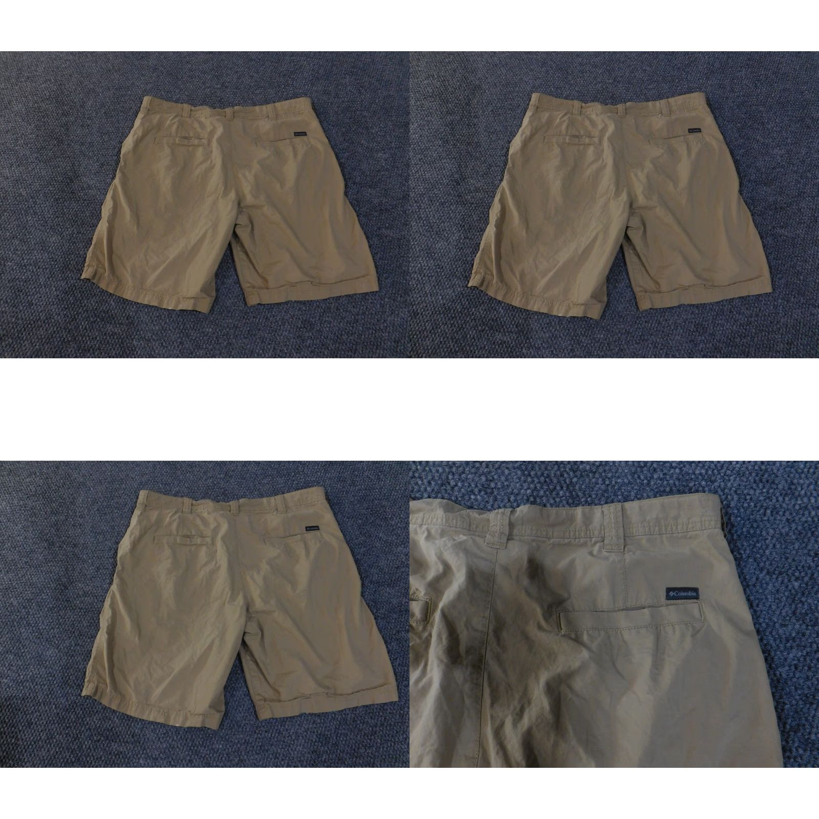 Vintage Columbia Shorts Mens 36W Khaki Outdoor Hiking Casual Cotton Beige Size US 36 / EU 52 - 8 Thumbnail