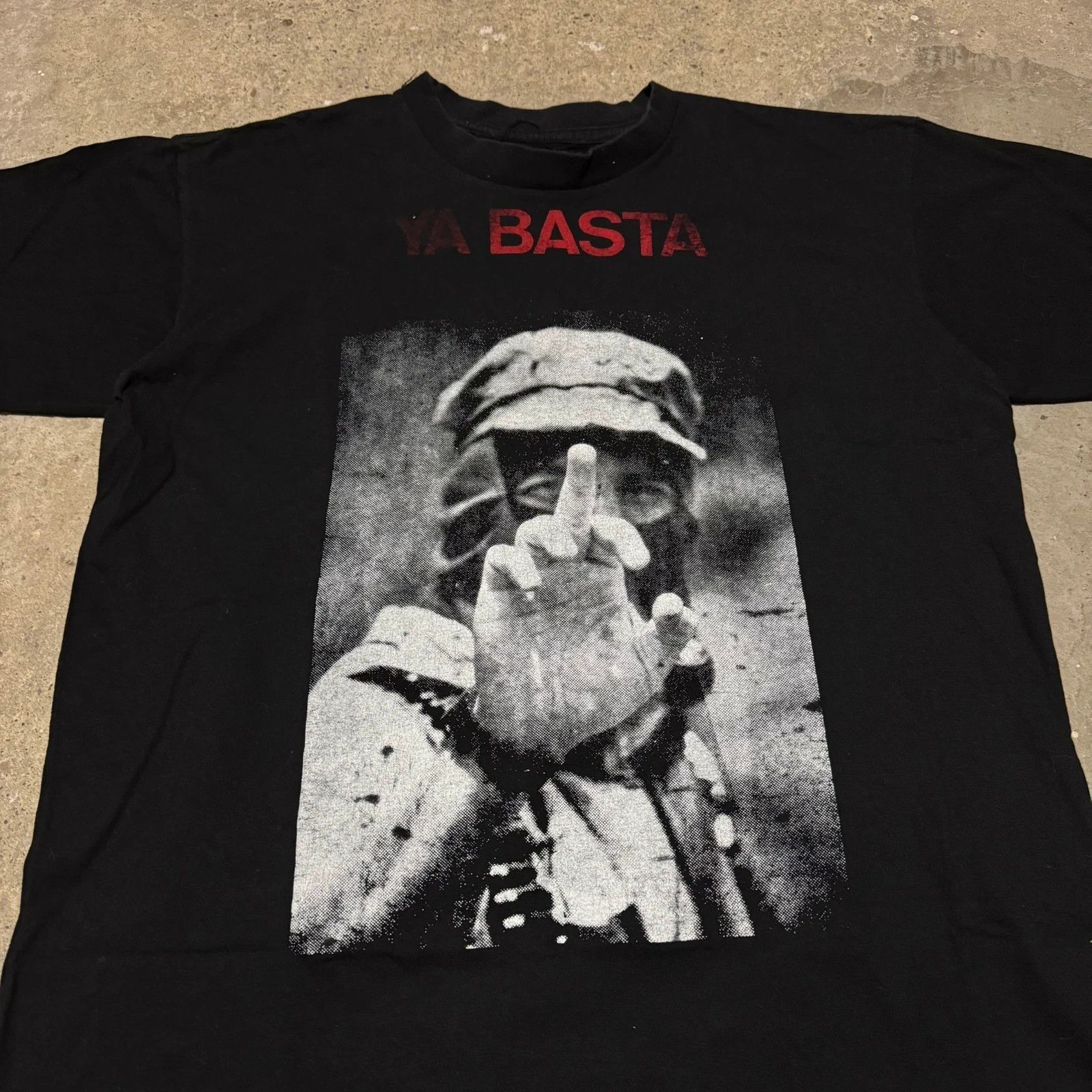 Band Tees Vintage 90s Ya Basta Ezln Mexico Army Big Printed T-Shirt Size US XL / EU 56 / 4 - 3 Thumbnail