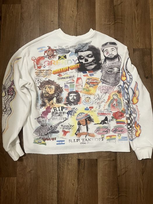 Vintage Greedy Unit - All Around Thermal Print | Grailed