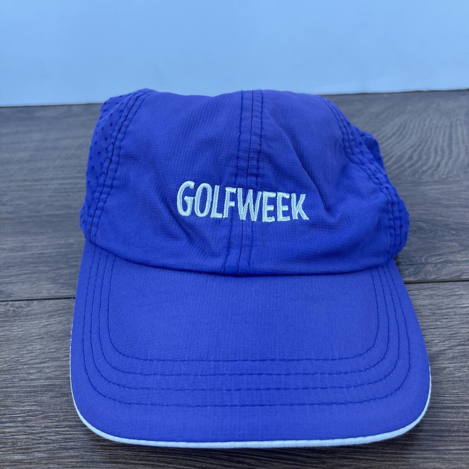 Other Golf Week Hat Golfweek Adjustable Hat Blue Hat Adjustable Bl Size ONE SIZE - 1 Thumbnail