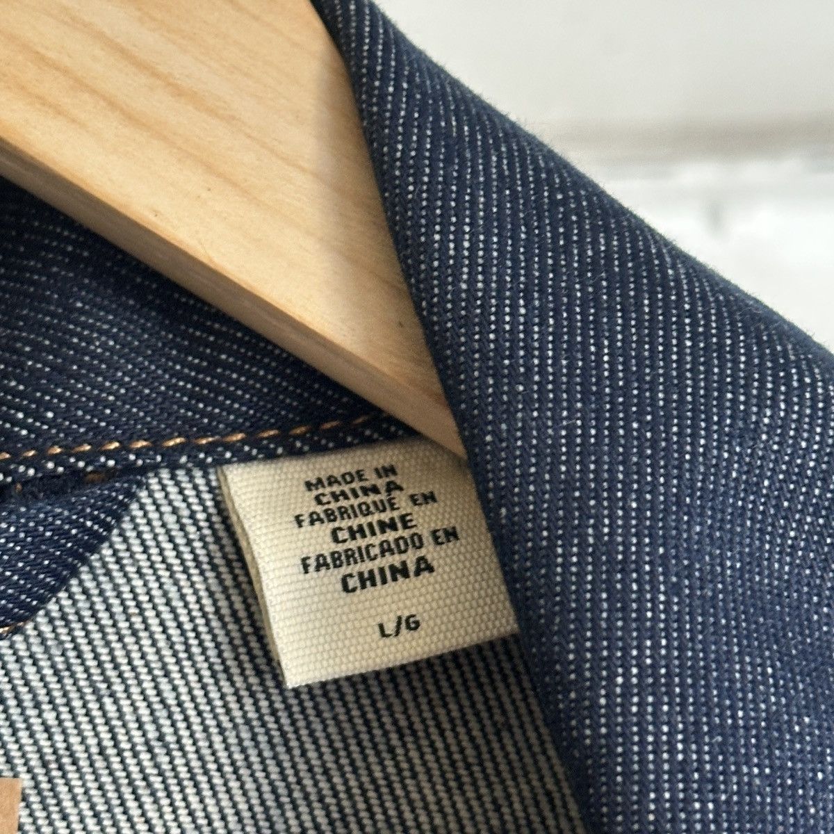DENIM TEARS × Levi's Sample Denim Tears Levi's Type II Raw Denim Jacket Size US L / EU 52-54 / 3 - 10 Thumbnail