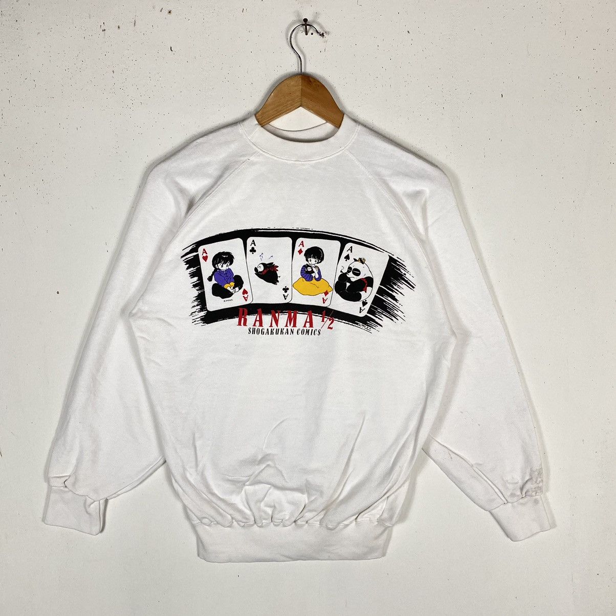 トップス 80s VTG RANMA 1/2 print sweat shirts 80s VTG RANMA 1/2 print sweat shirts