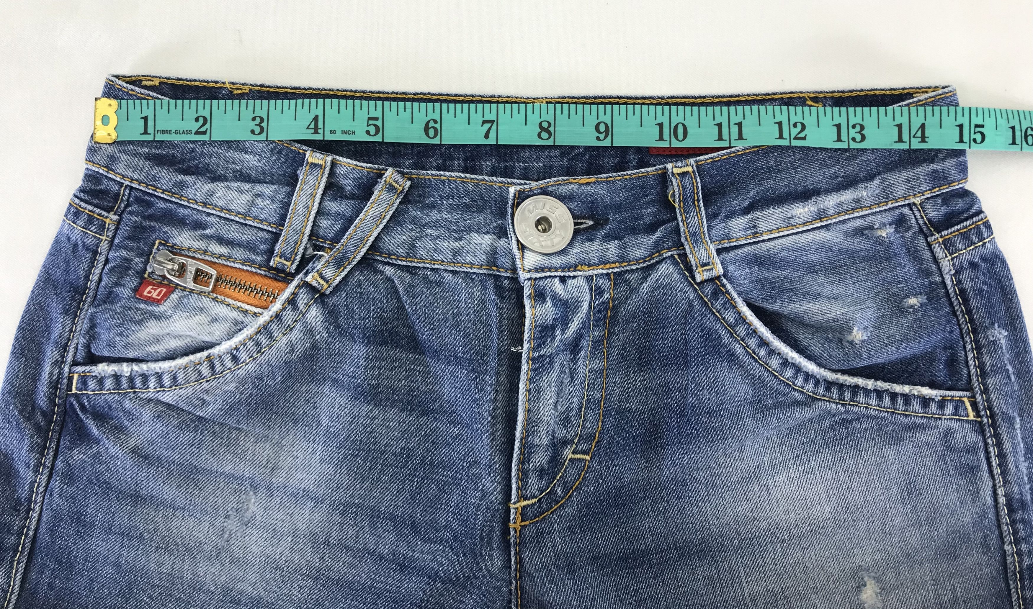 Miss Sixty Vintage Miss Sixty Flare Jeans Size 28" / US 6 / IT 42 - 16 Thumbnail