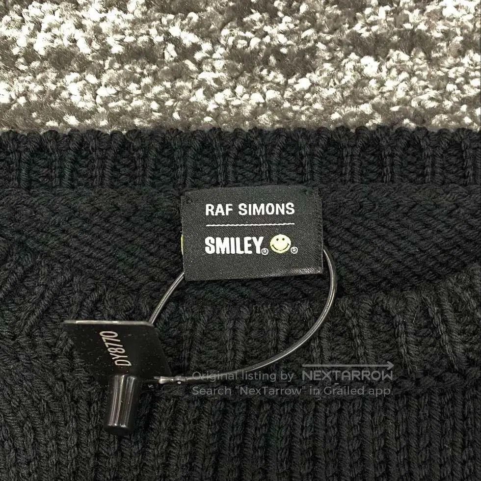 Raf Simons Raf Simons Smiley co-branded smiley face knitted sweater. Size US S / EU 44-46 / 1 - 5 Thumbnail