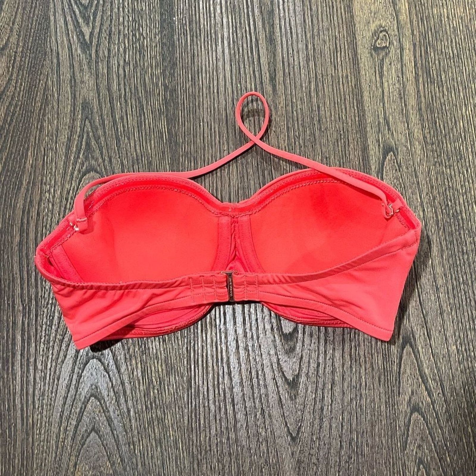 Vintage NWOT PINK Victorias Secret Swim Bandeau Bikini Strapless 32C Size ONE SIZE - 2 Thumbnail