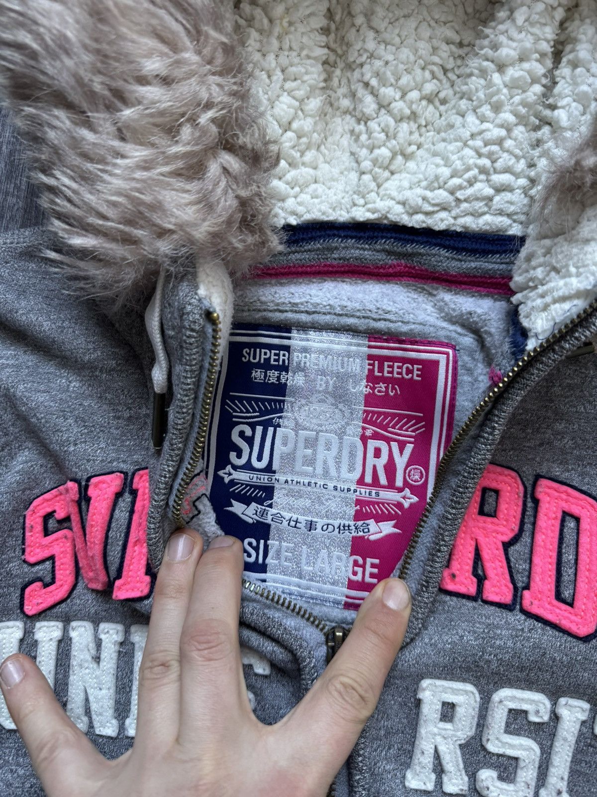 Superdry Vintage Super Dry Fur Hoodie Size US S / EU 44-46 / 1 - 5 Thumbnail