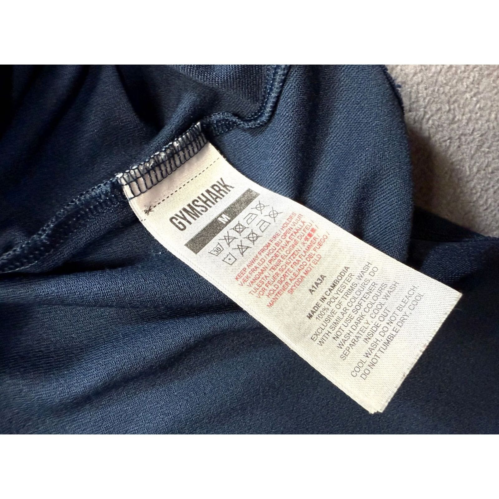 Gymshark Gymshark blue training gym shirt mens M size T-Shirt Activewear Adults M Blue Gymshark Shirt Mens Size US M / EU 48-50 / 2 - 6 Thumbnail